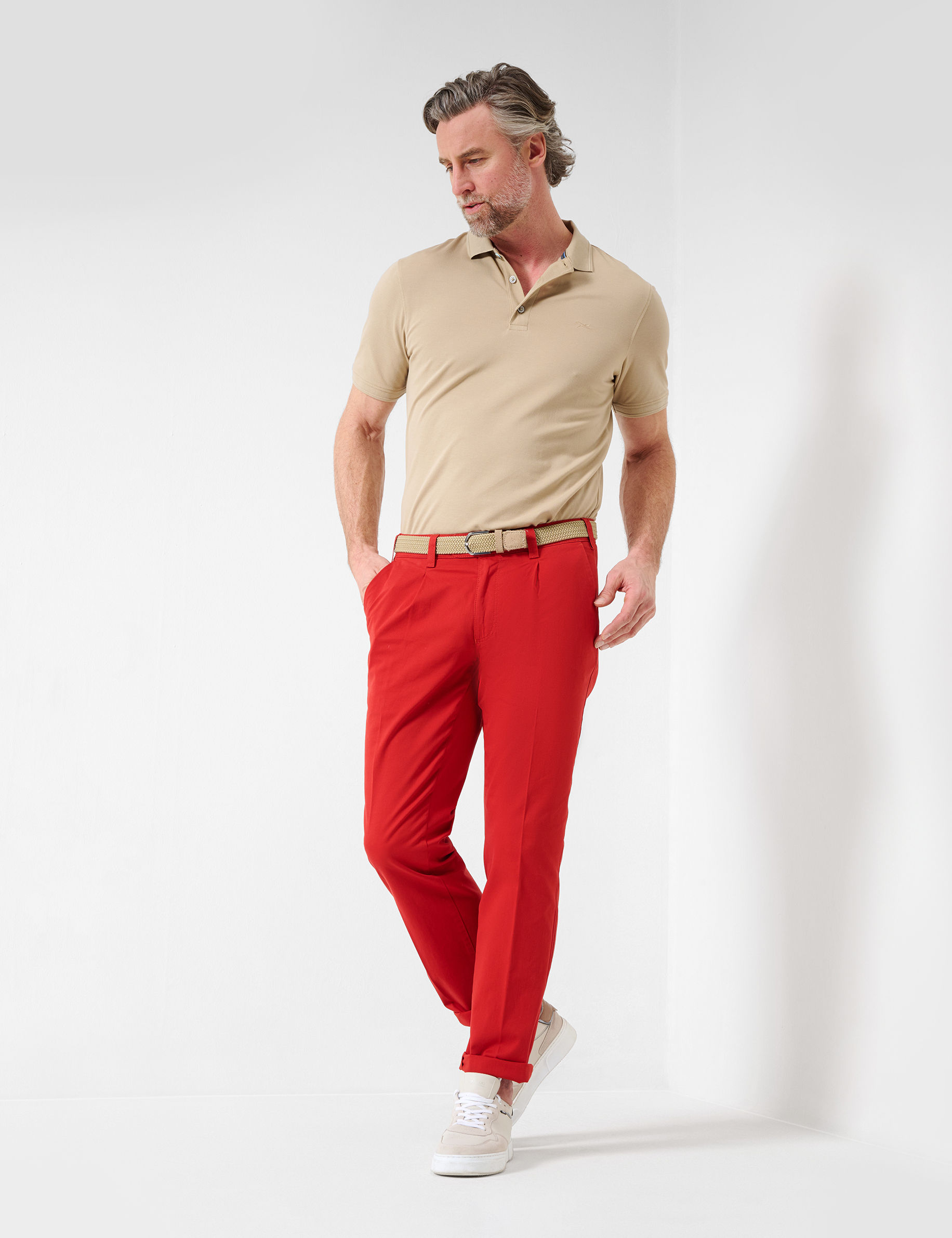 Men Style LUIS RED Regular Fit Model Outfit