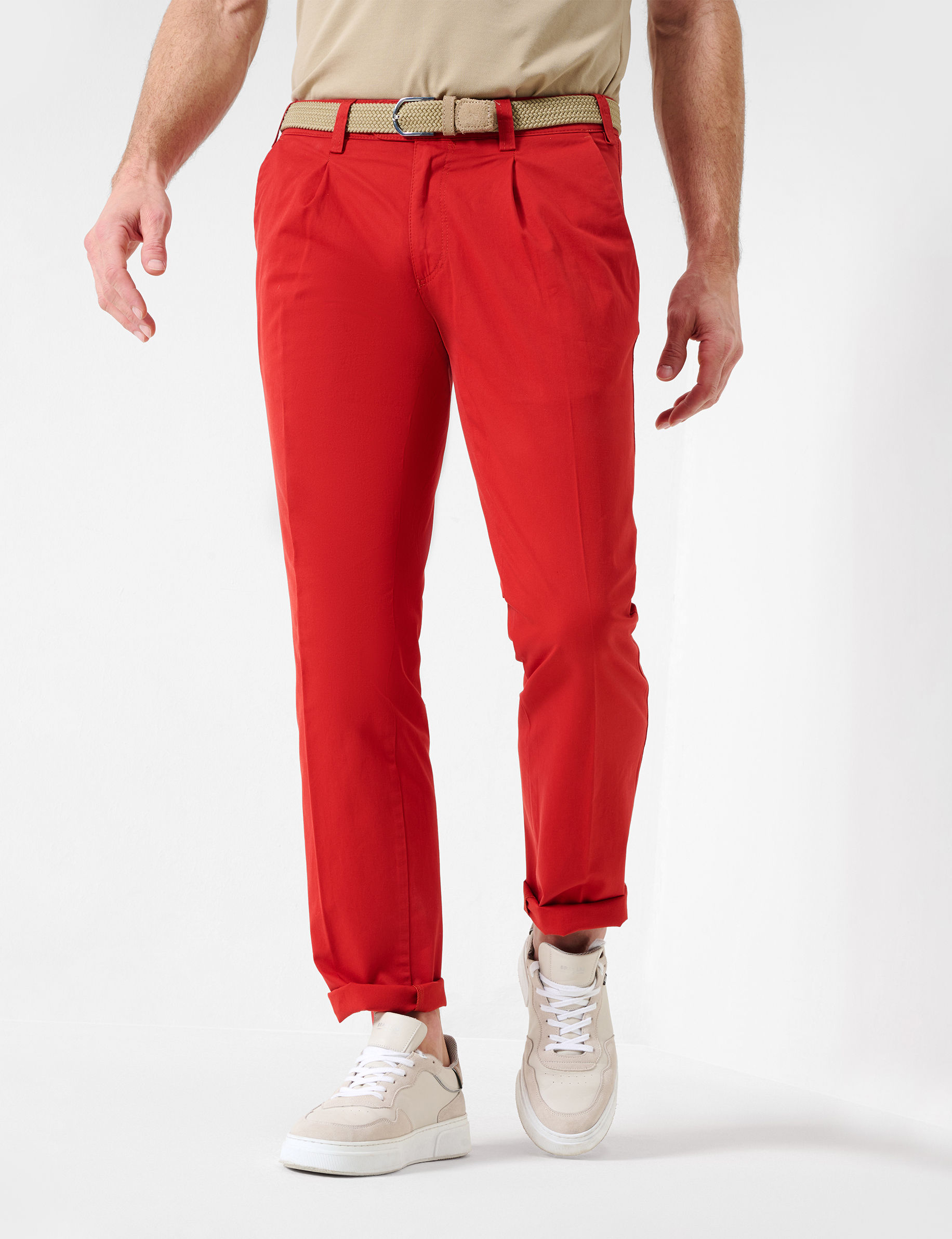 Men Style LUIS RED Regular Fit Model Front