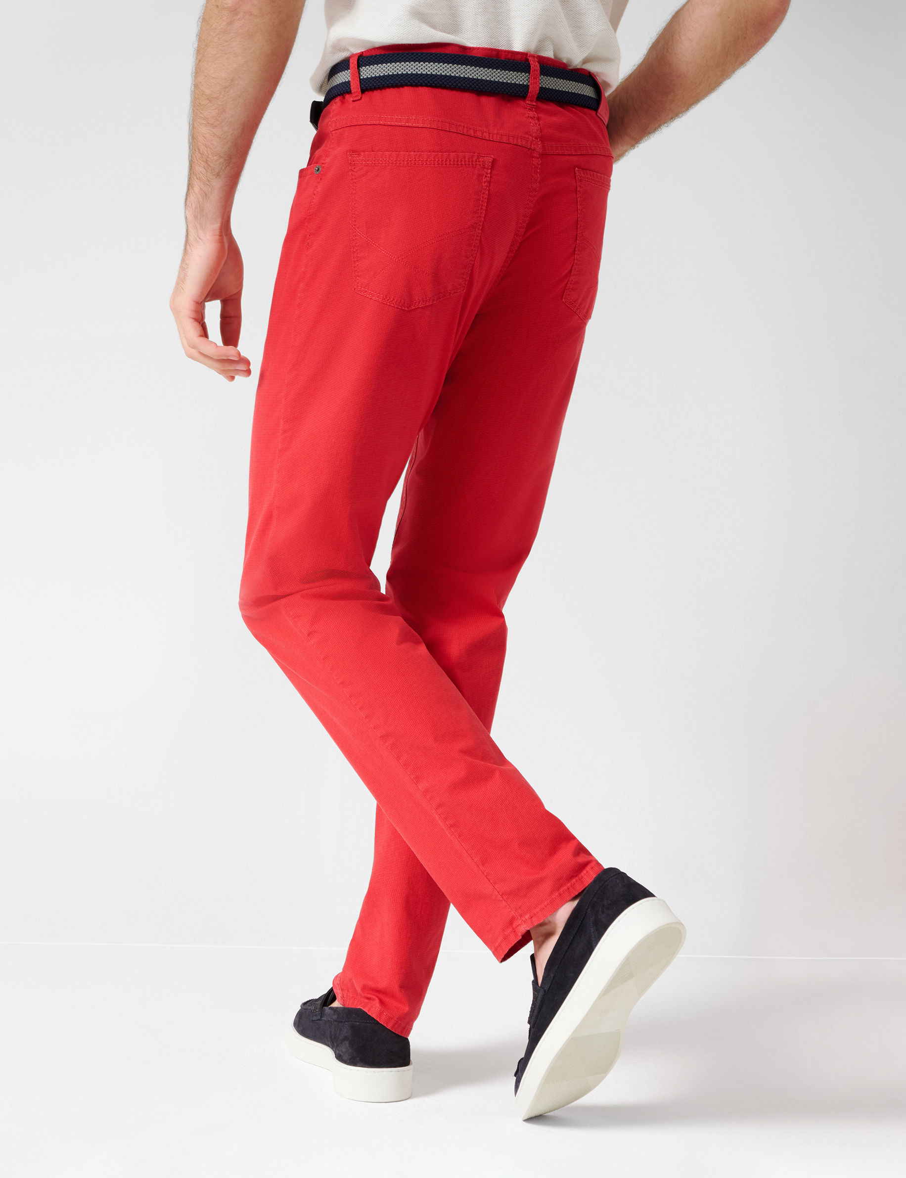 Men Style COOPER INDIAN RED Regular Fit Model back