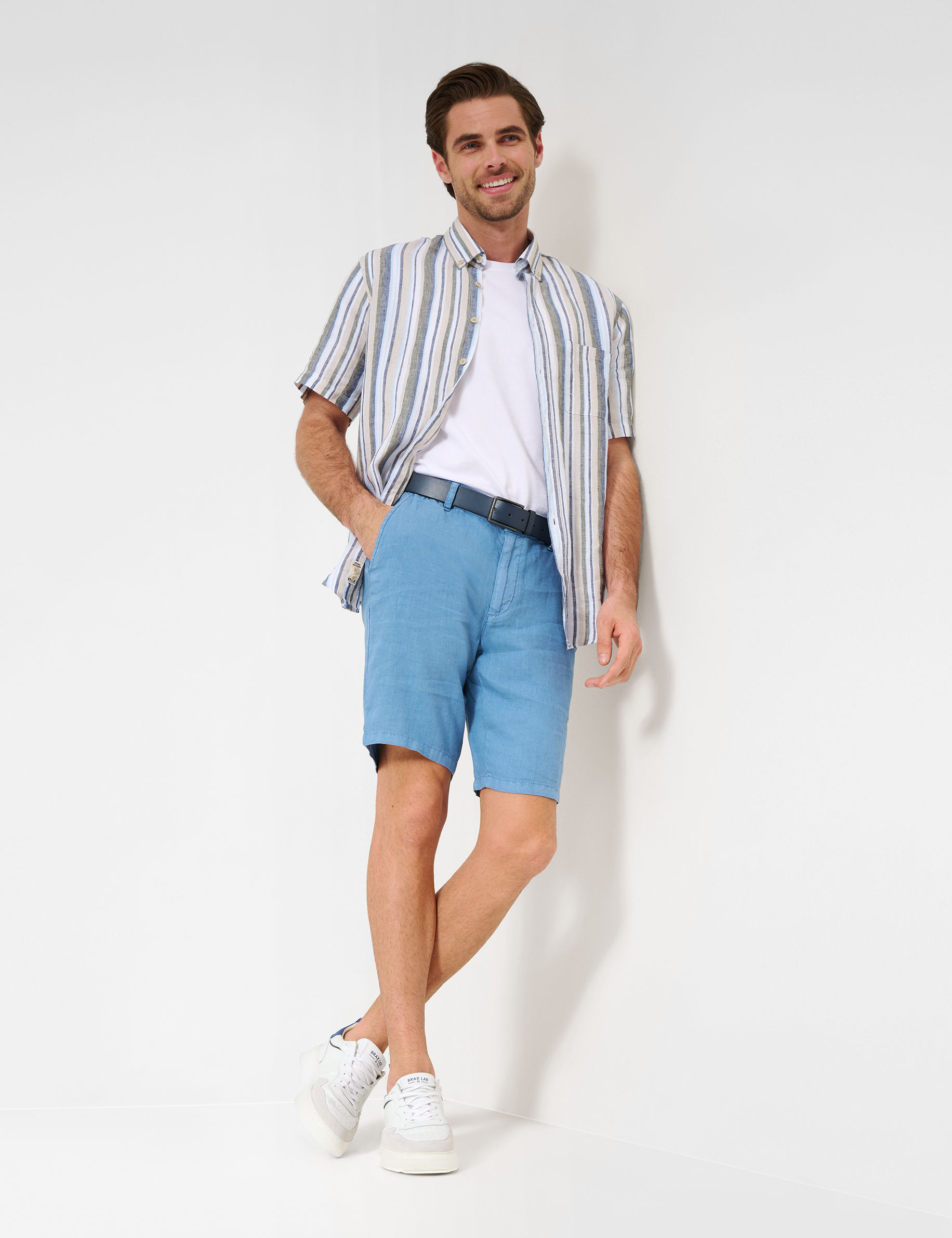 Men Style BALU DUSTY BLUE Modern Fit Model Outfit