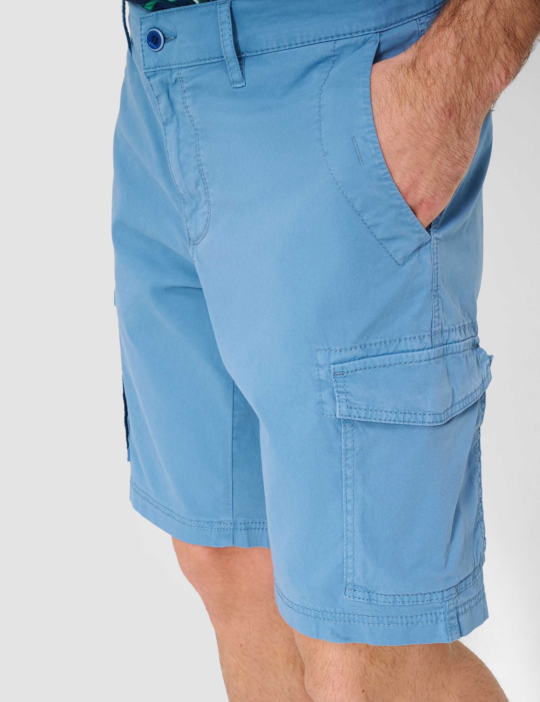Men Style BRAZIL DUSTY BLUE Regular Fit Detail 2
