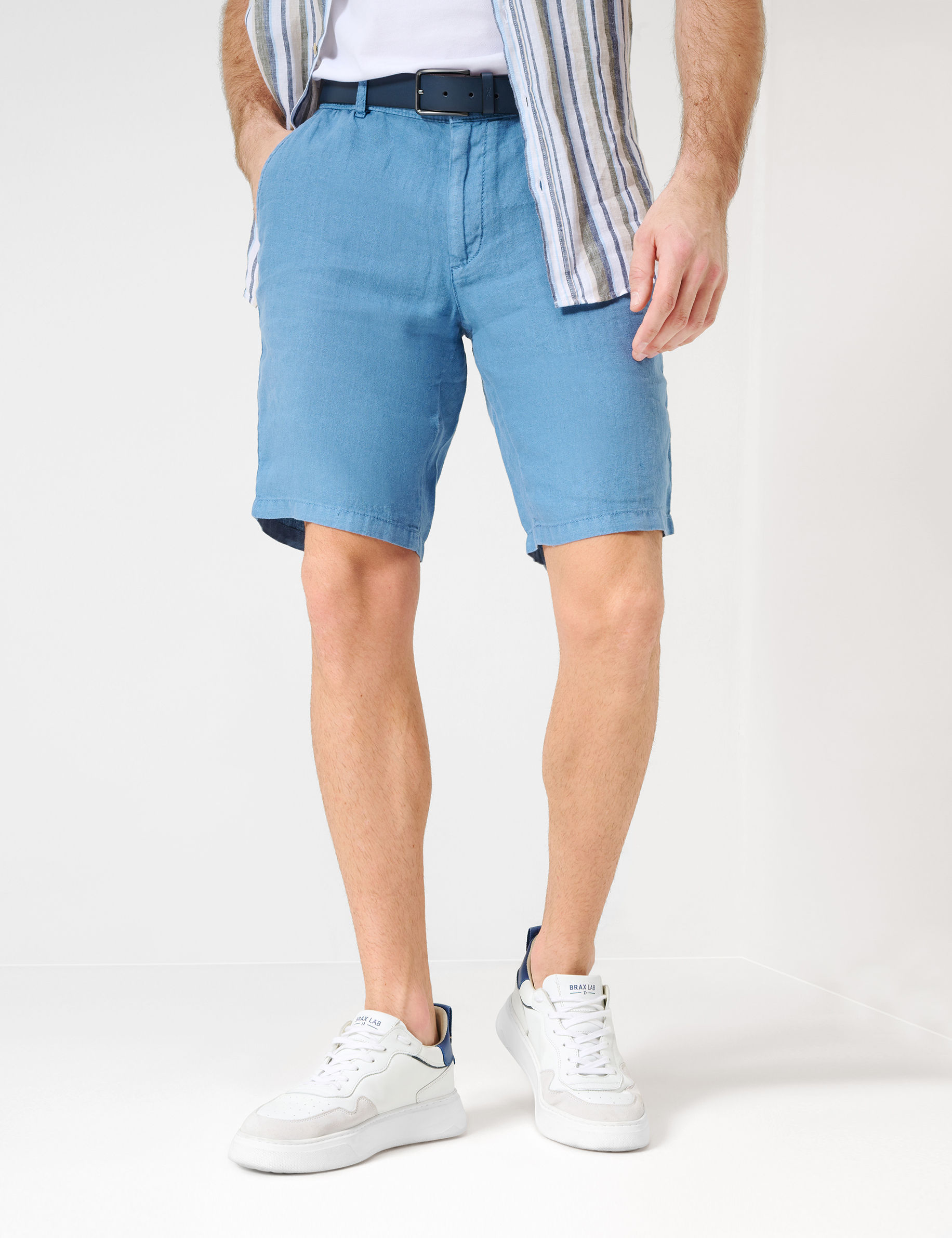 Men Style BALU DUSTY BLUE Modern Fit Model Front