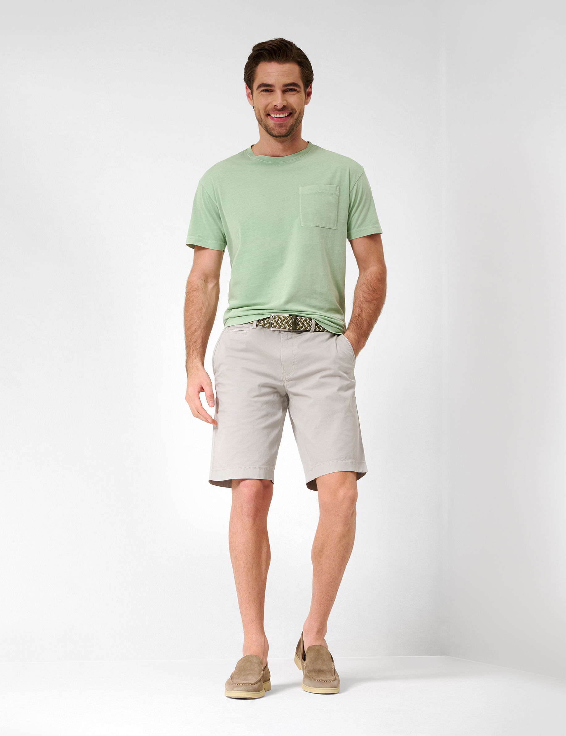Men Style BARI SILVER Regular Fit Model Outfit