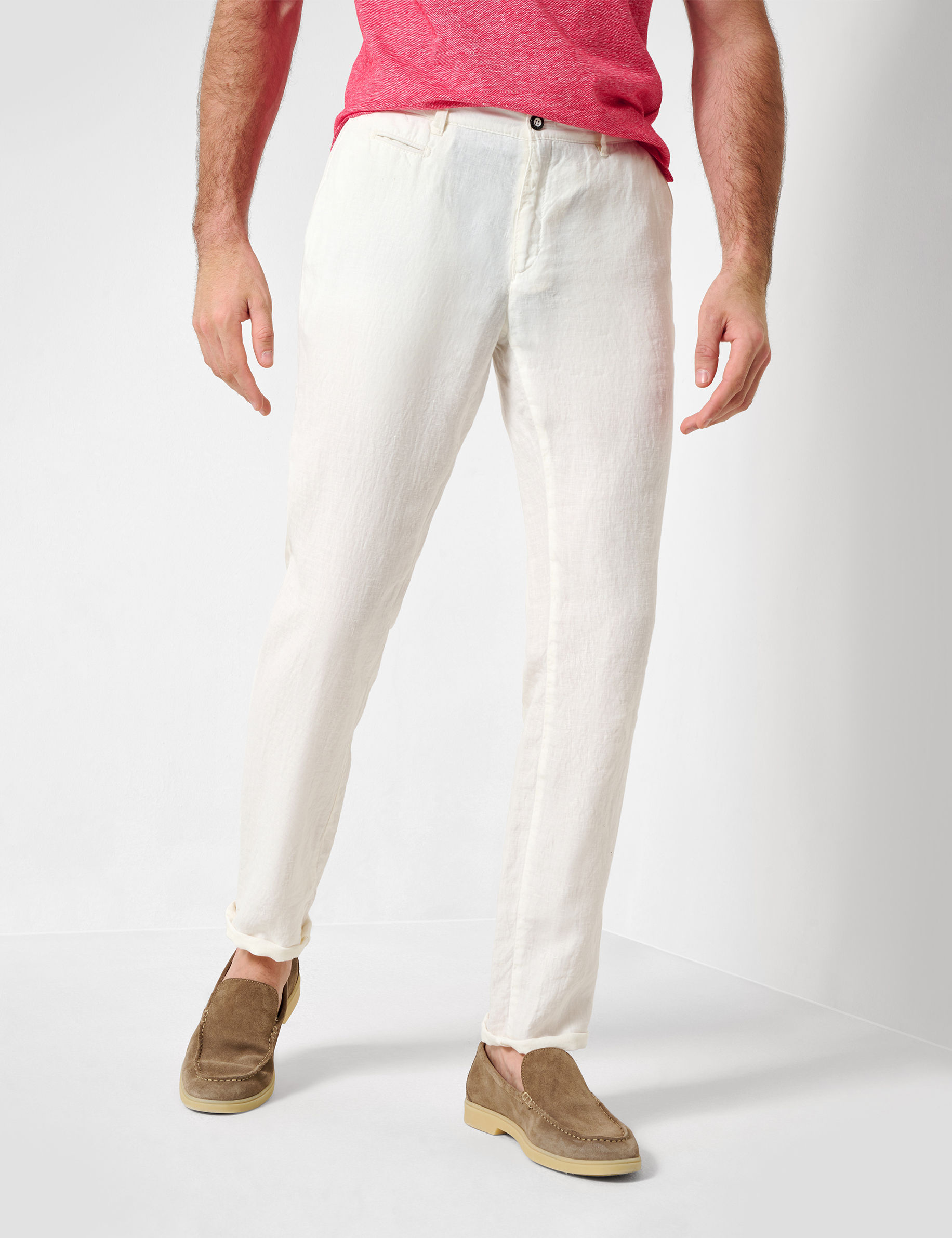 Men Style FABIO WHITE Modern Fit Model Front