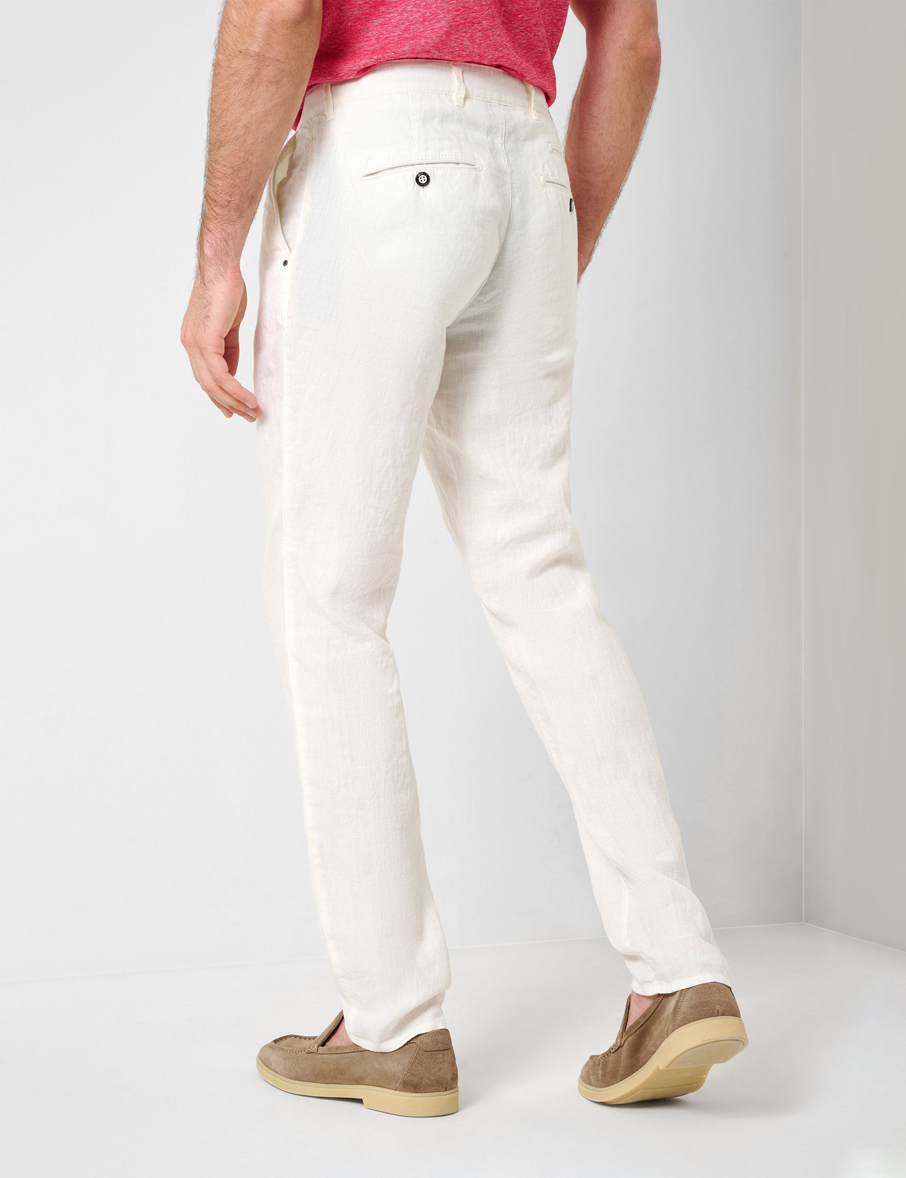 Men Style FABIO WHITE Modern Fit Model back
