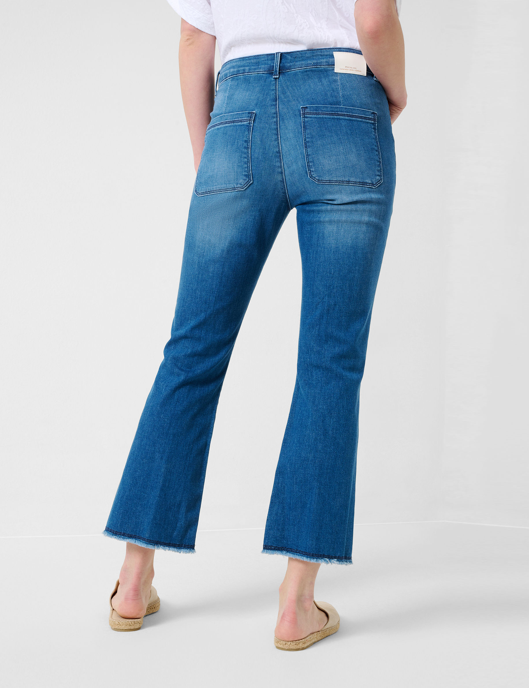 Women Style ANA S USED STONE BLUE Skinny Fit Model back