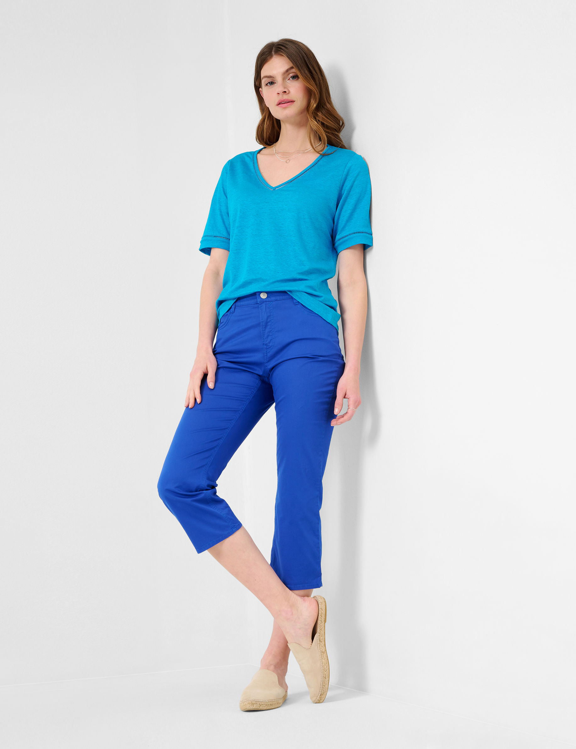 Women Style MARY C INKED BLUE Regular Fit Model Outfit