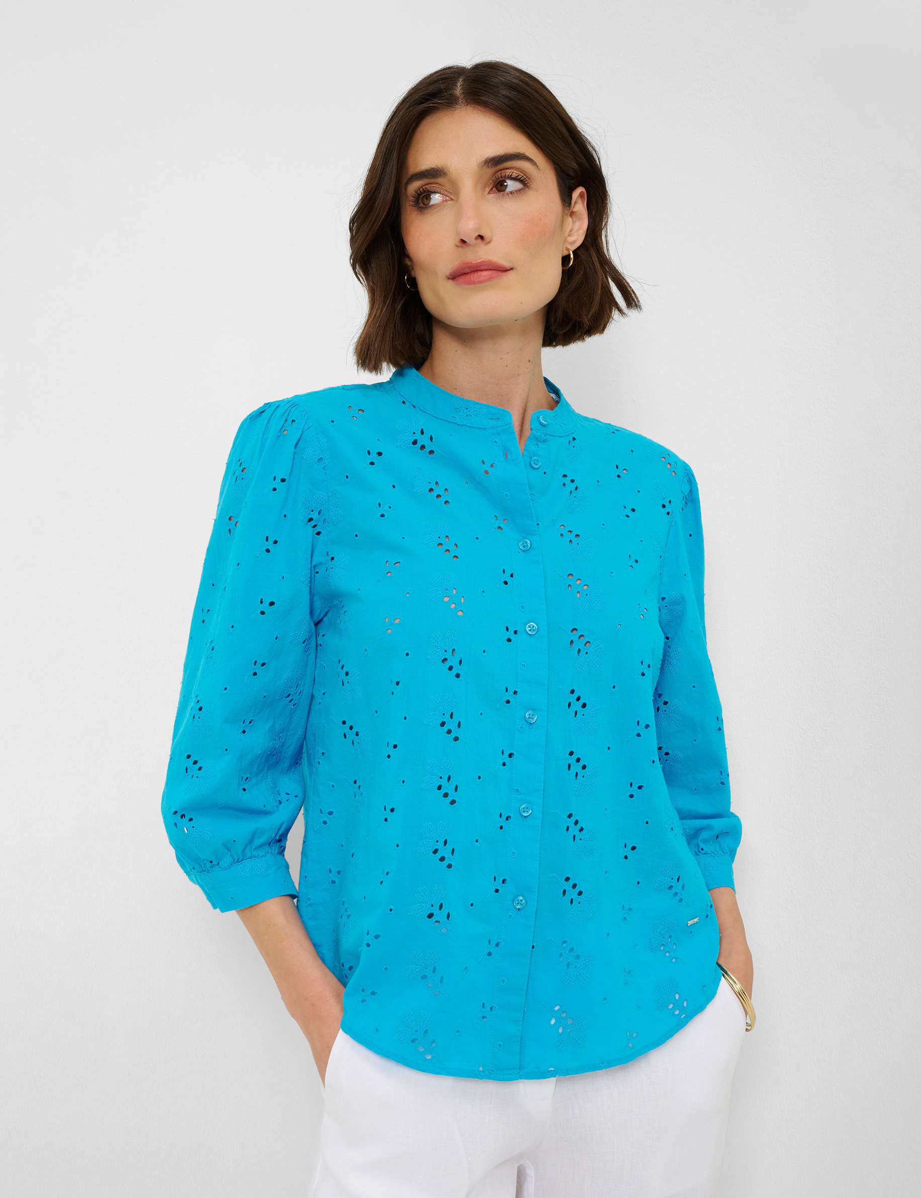 Women Style VELIA aqua  Model Front