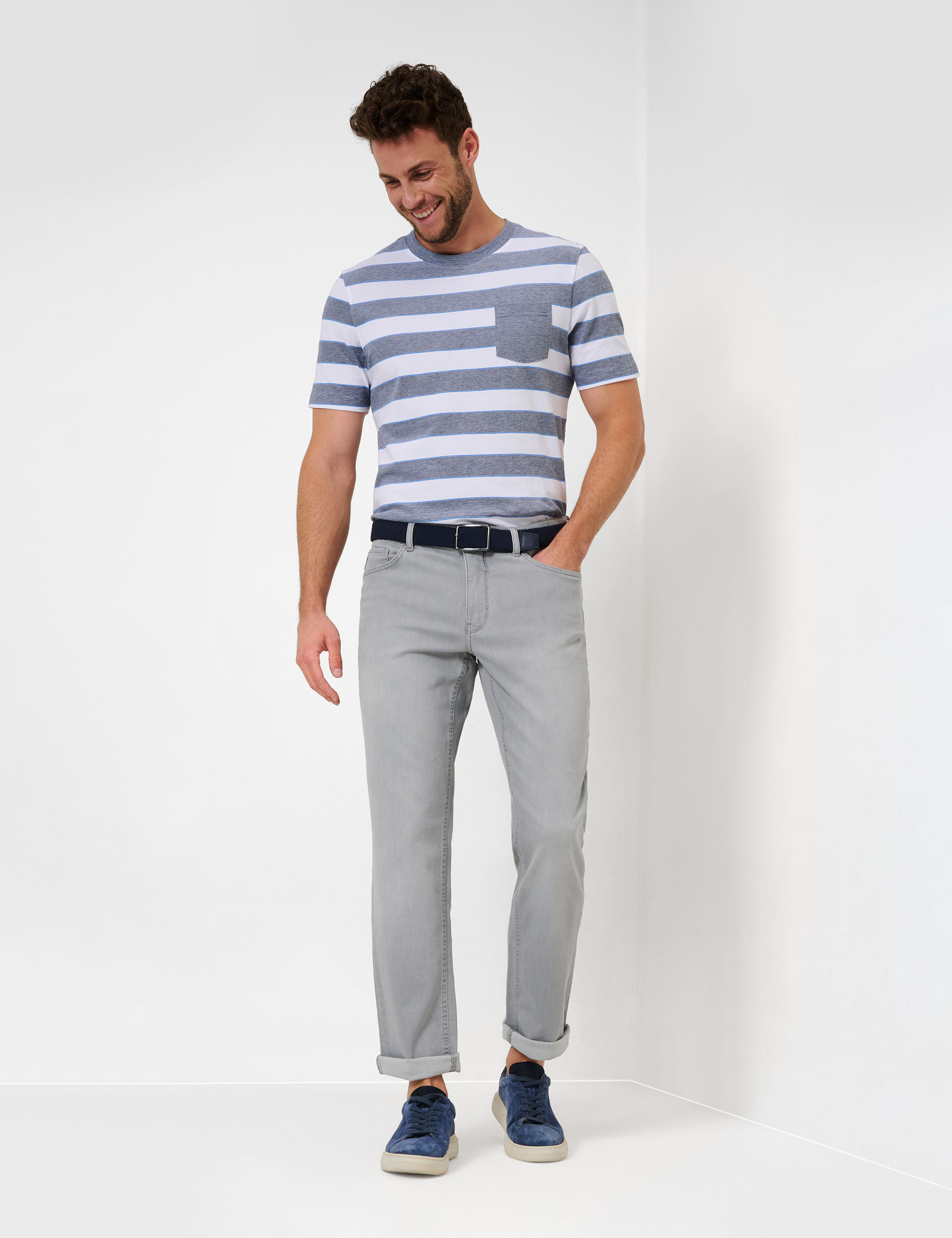 Men Style COOPER GREY USED Regular Fit Model Outfit