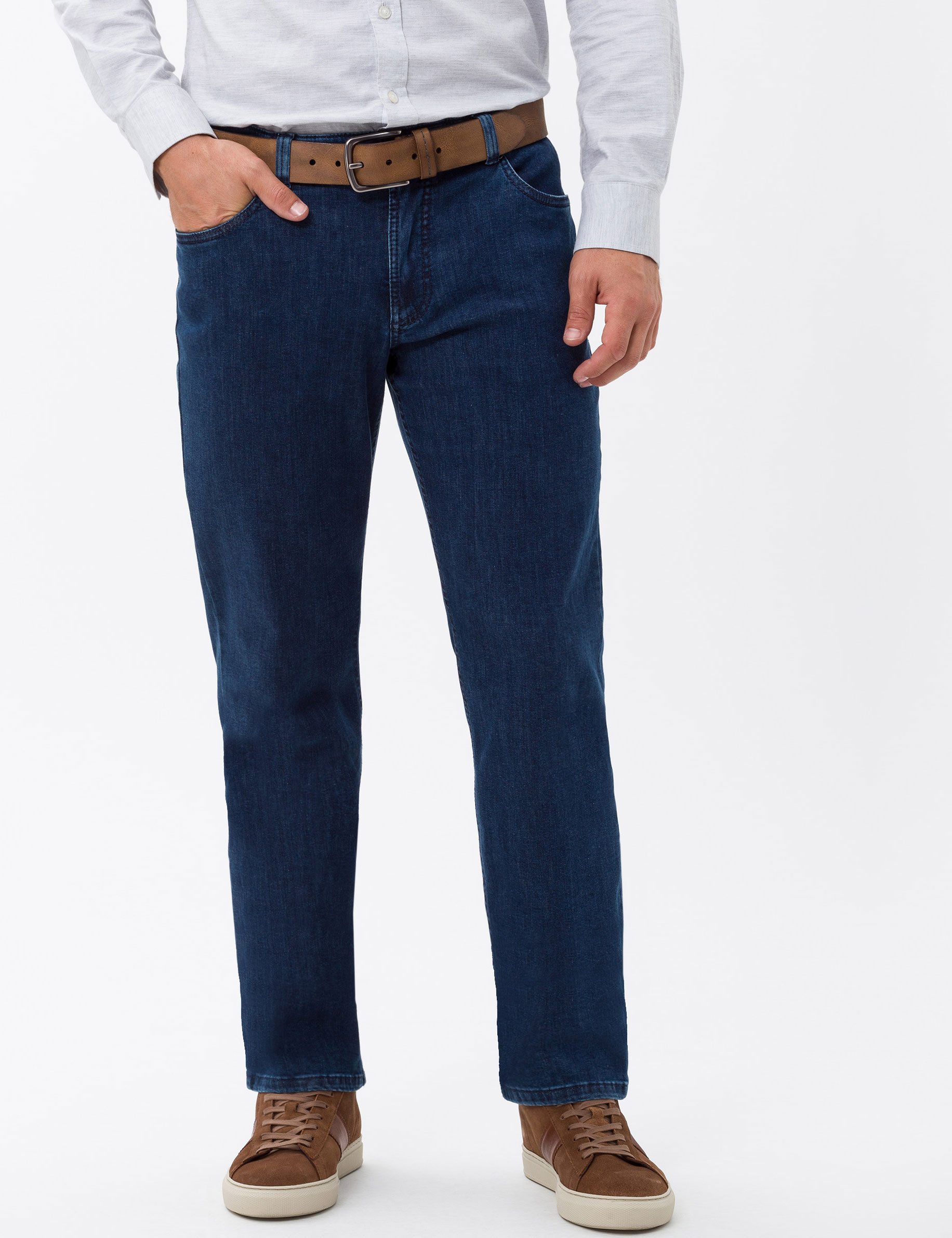 Men Style LUKE BLUE STONE Regular Fit Model Front