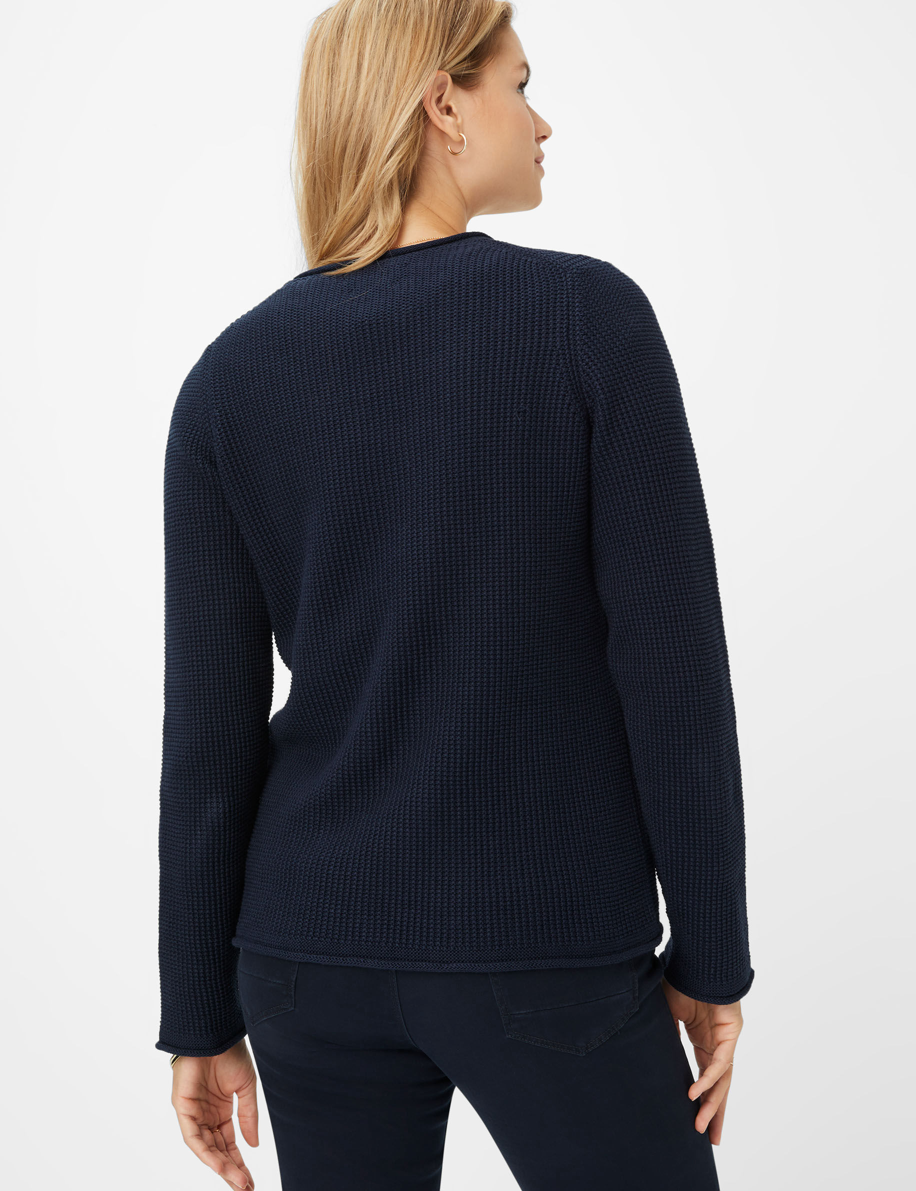 Women Style LESLEY navy  Model back