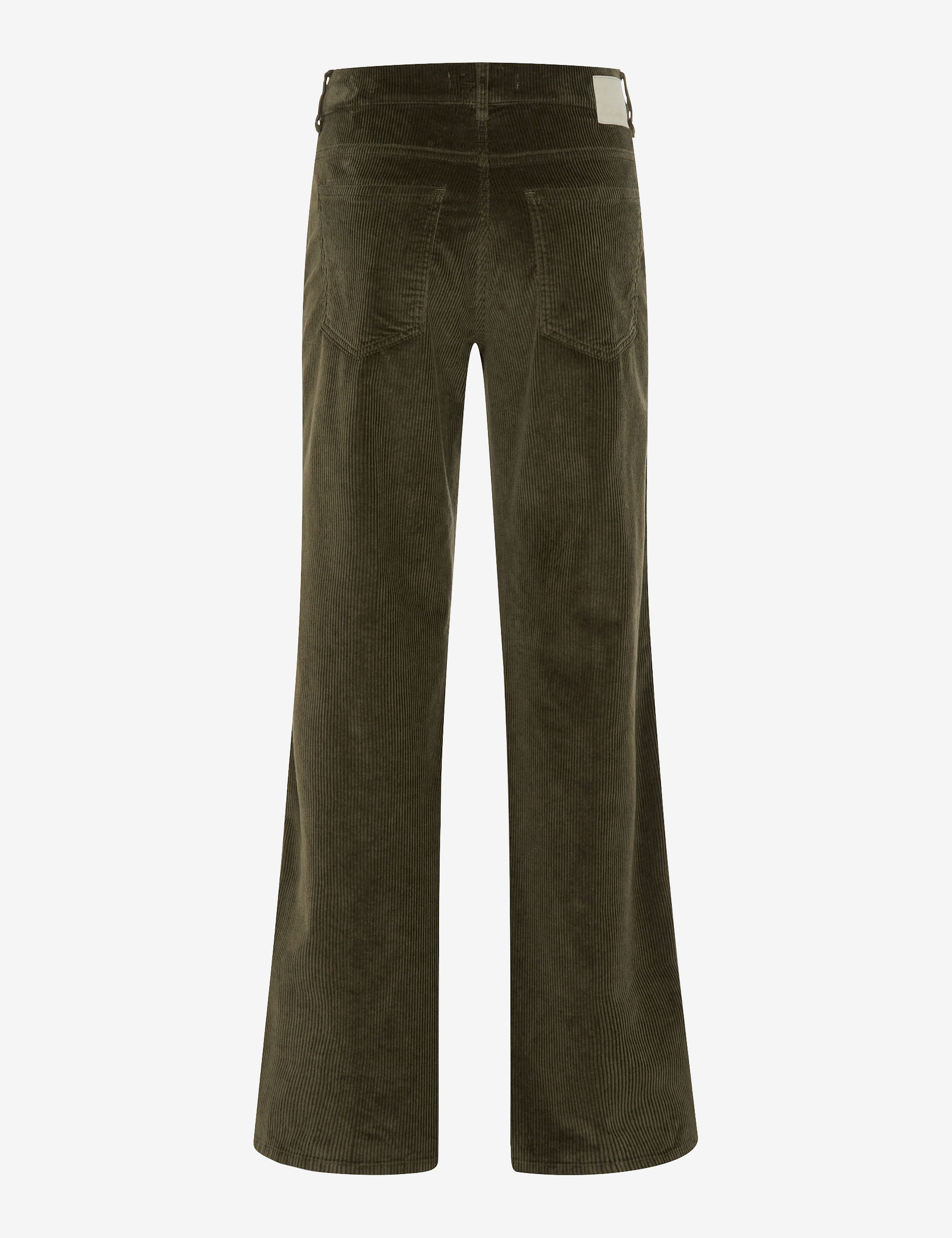 Women Style MAINE DARK KHAKI Wide Leg Stand-alone rear view