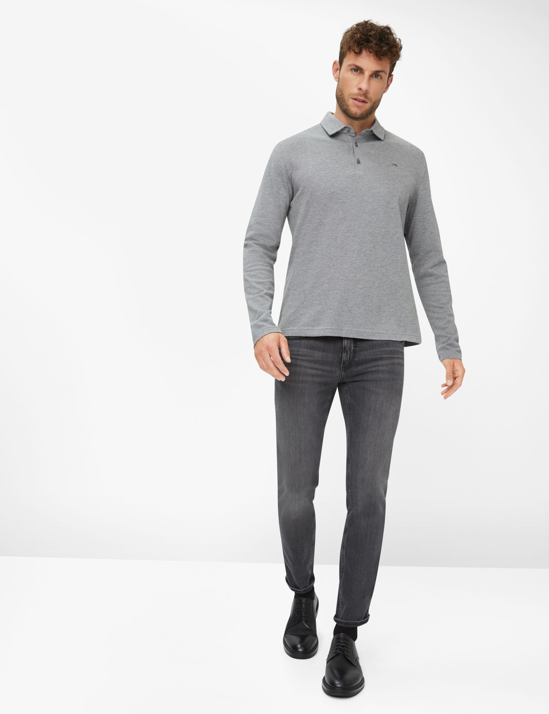 Men Style PRESCOT mid grey  Model Outfit