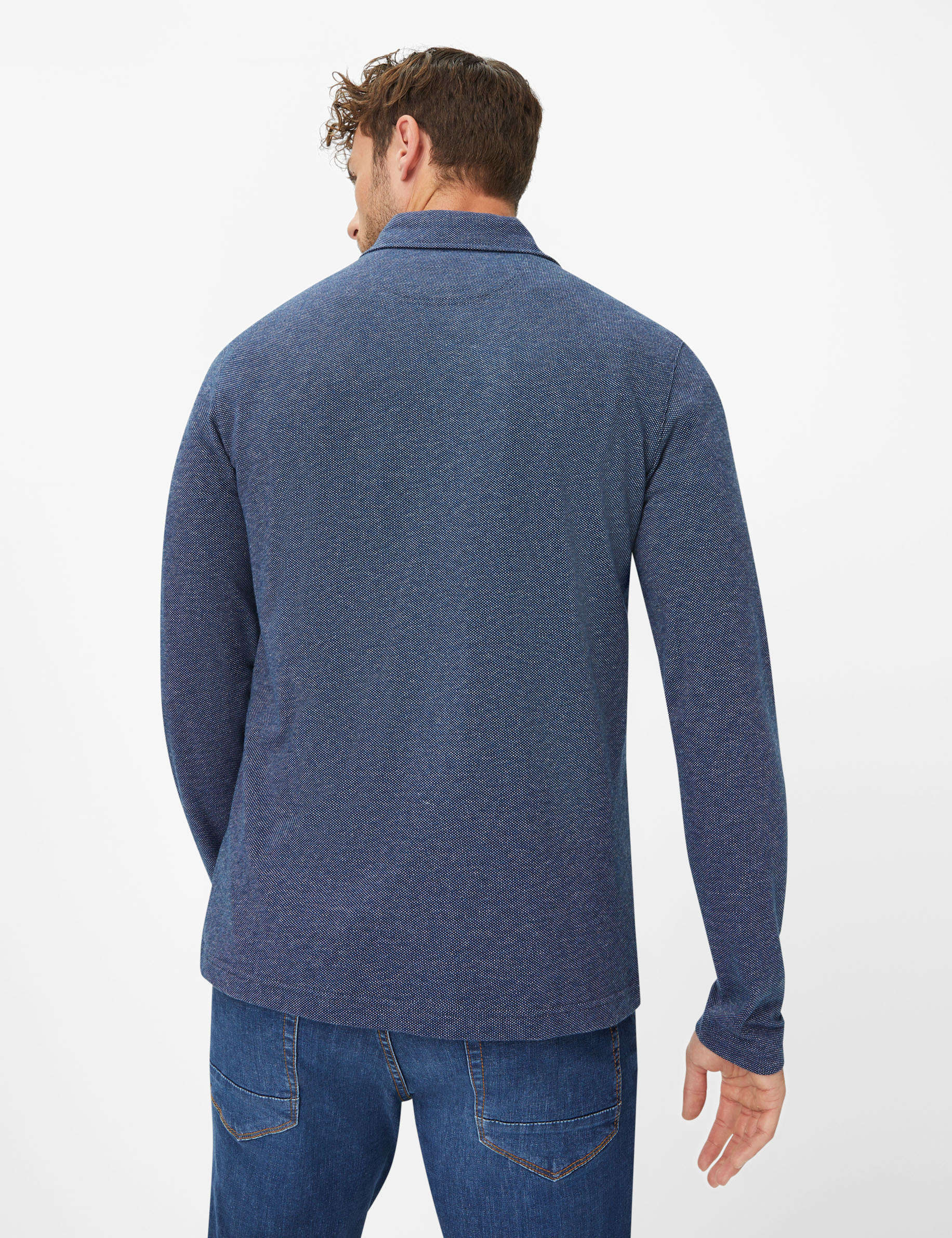 Men Style PRESCOT indigo  Model back