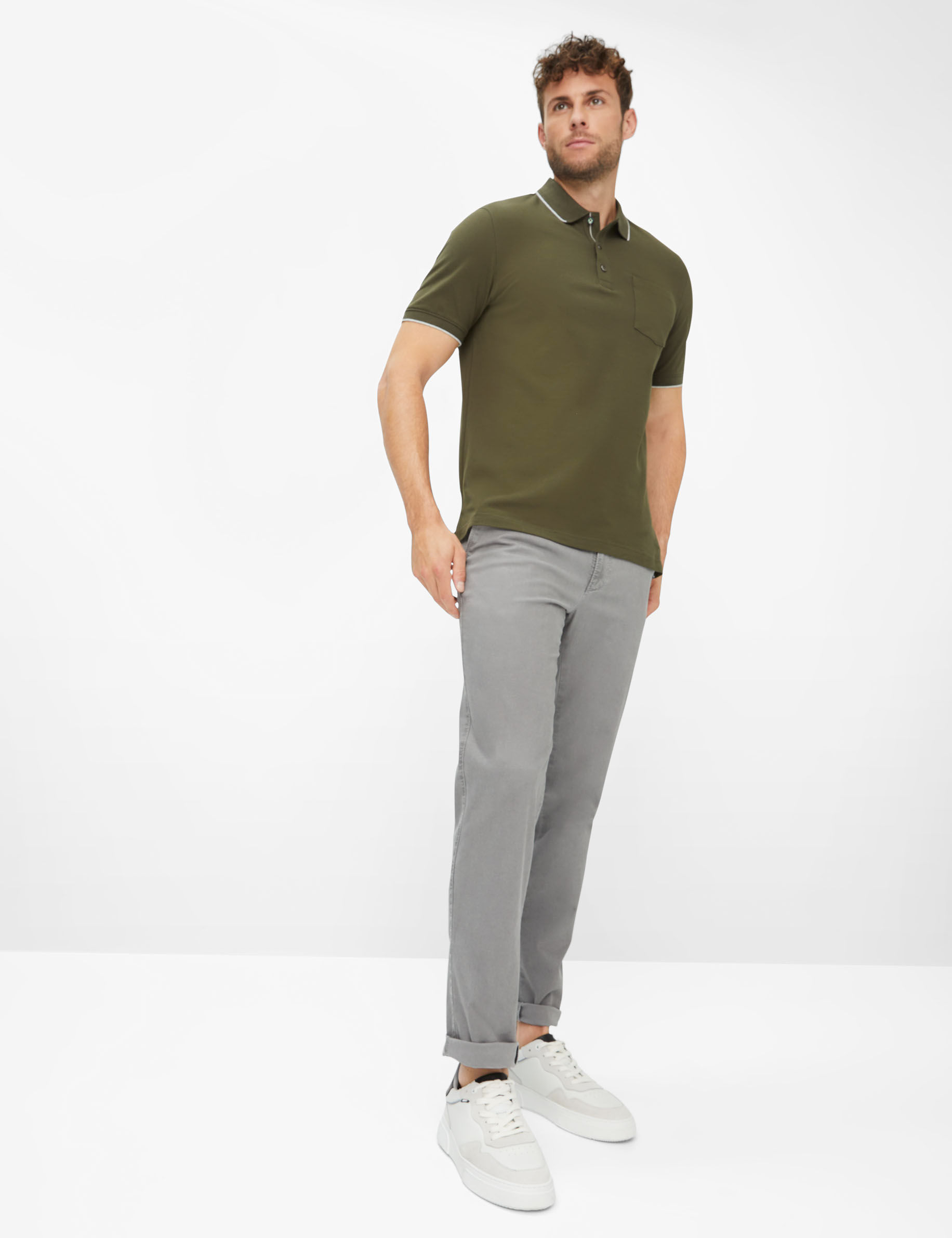 Men Style PETE olive  Model Outfit