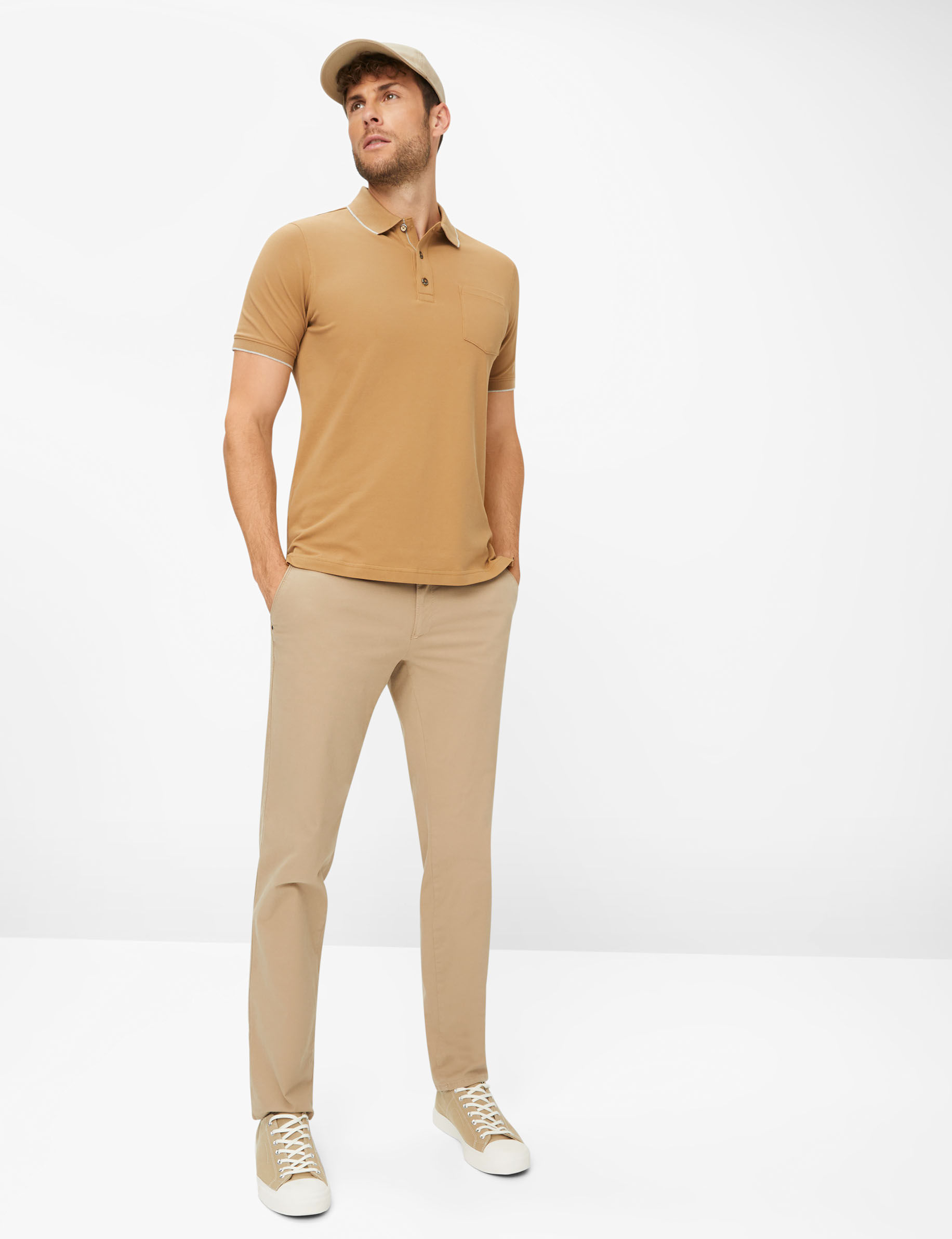 Men Style PETE camel  Model Outfit