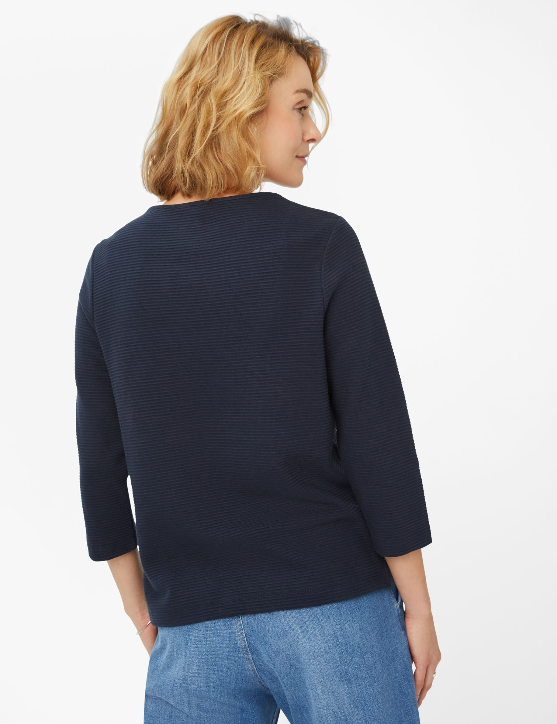 Women Style BONNIE navy  Model back