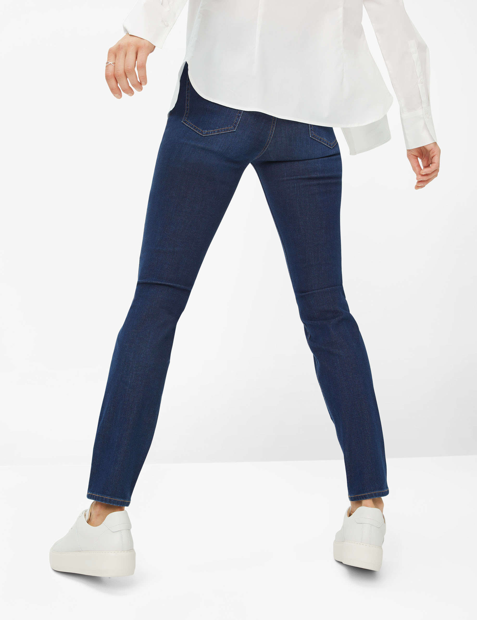 Women Style SHAKIRA USED REGULAR BLUE Slim Fit Model back