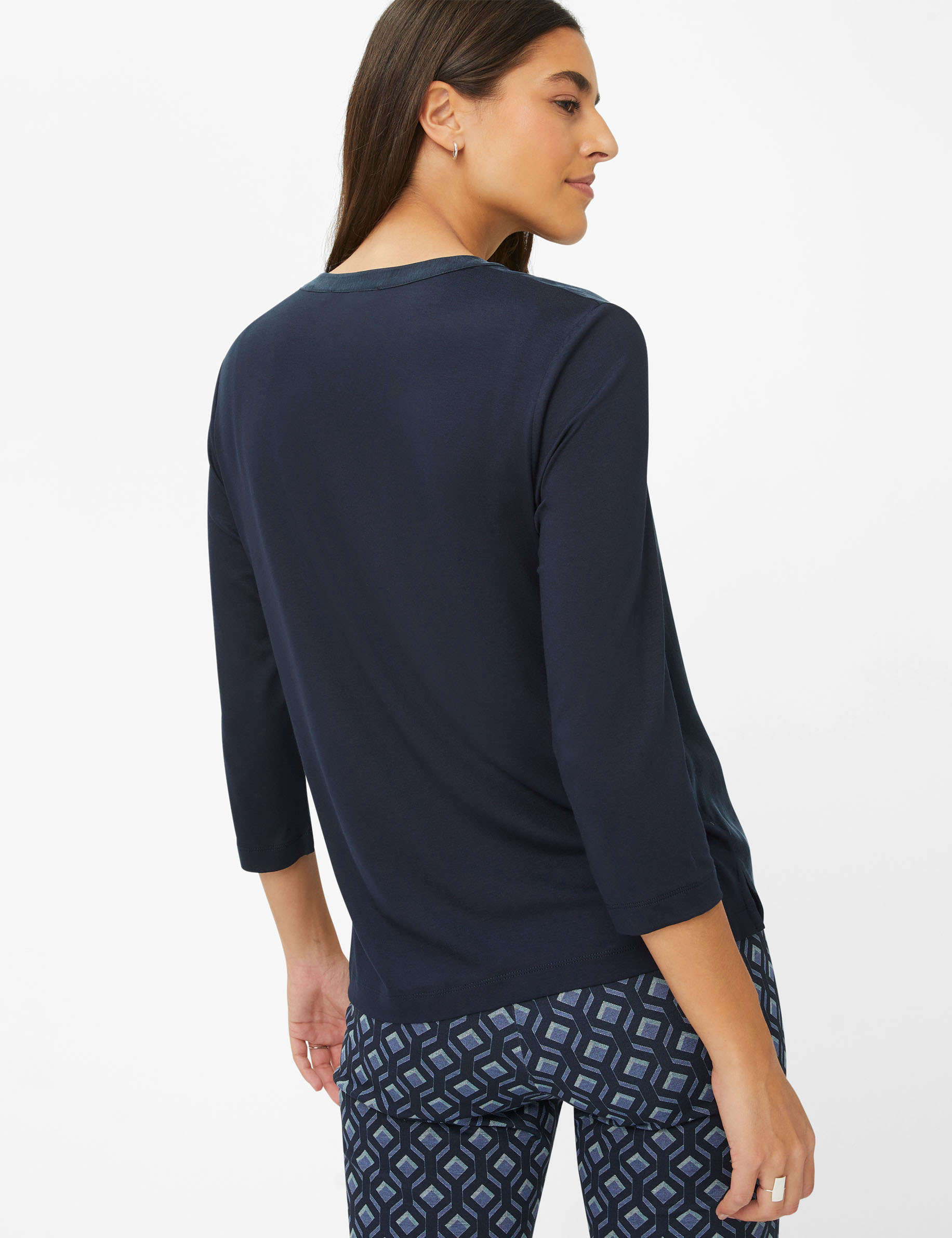 Women Style CLARISSA navy  Model back