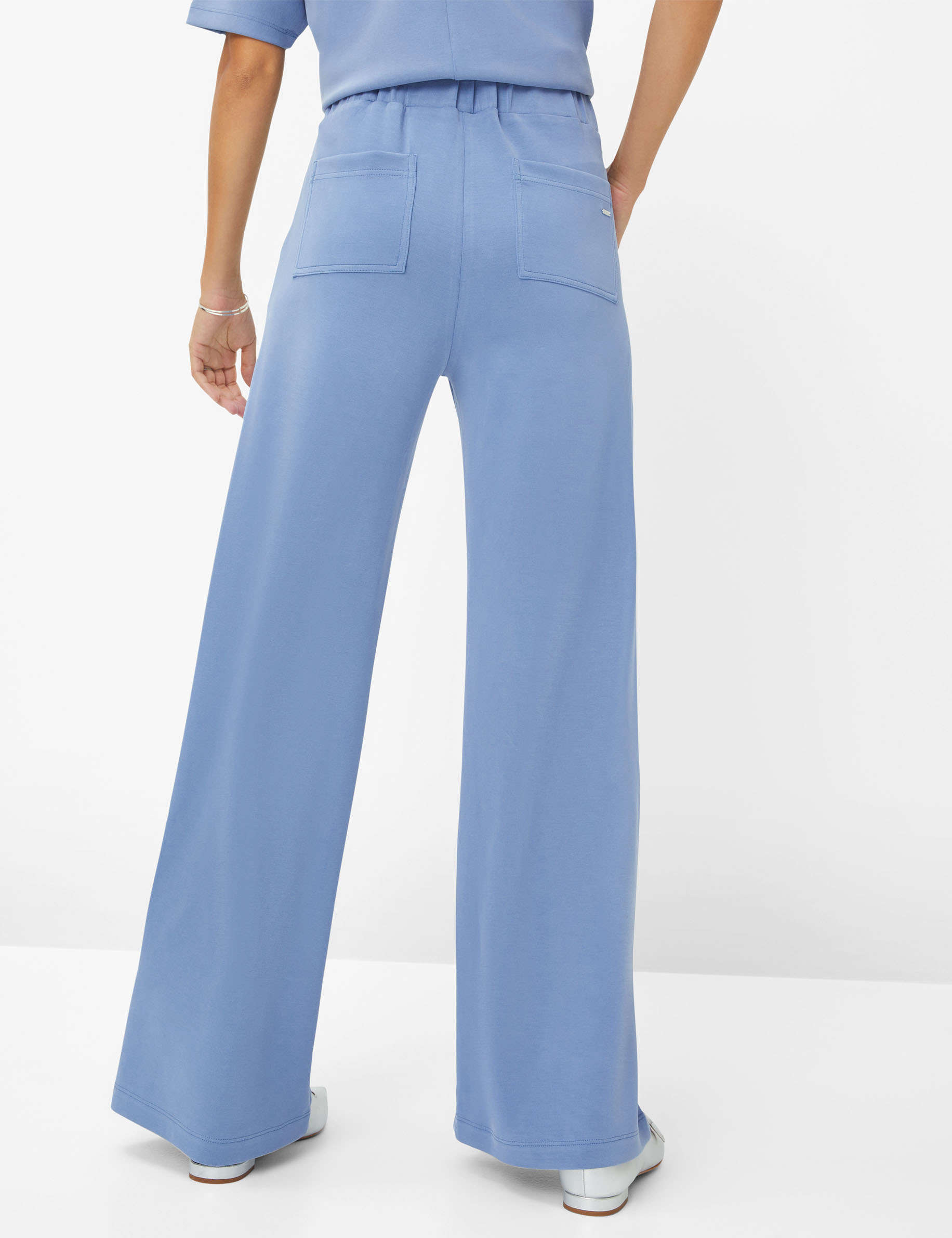 Women Style MAINE blue dusk Wide Leg Model back