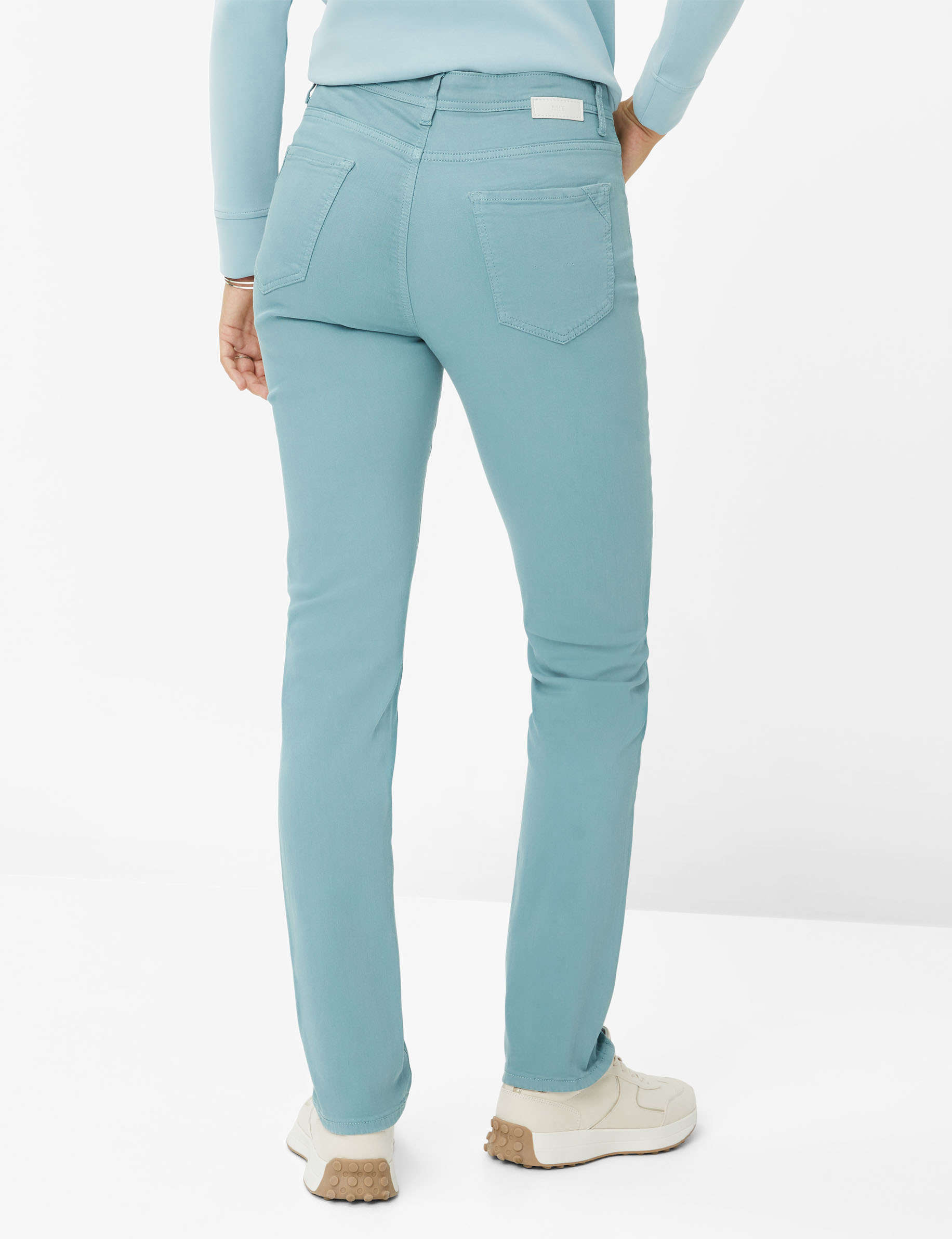 Women Style MARY DUSTY MINT Regular Fit Model back