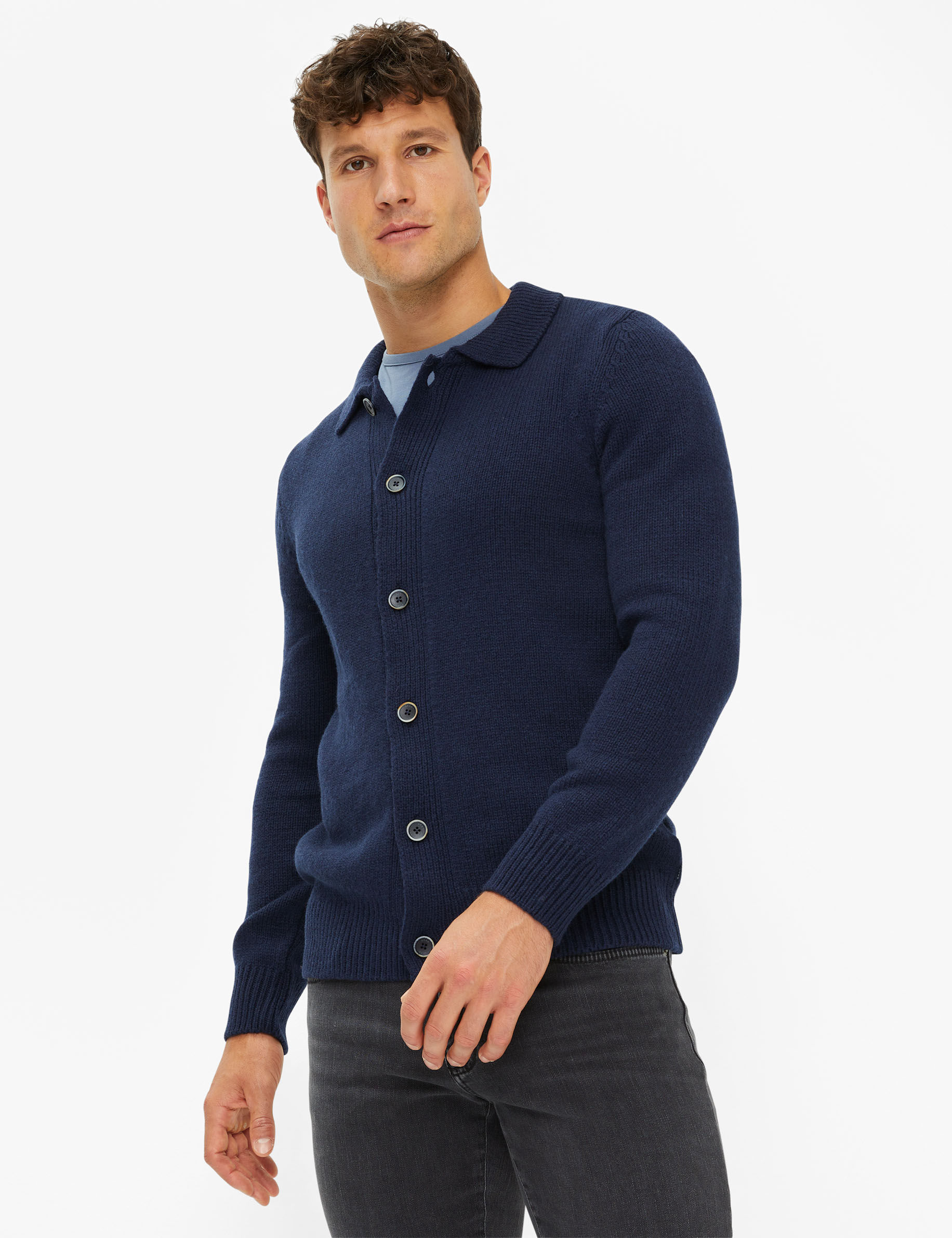 Men Style JAYDEN dark navy  Model Front