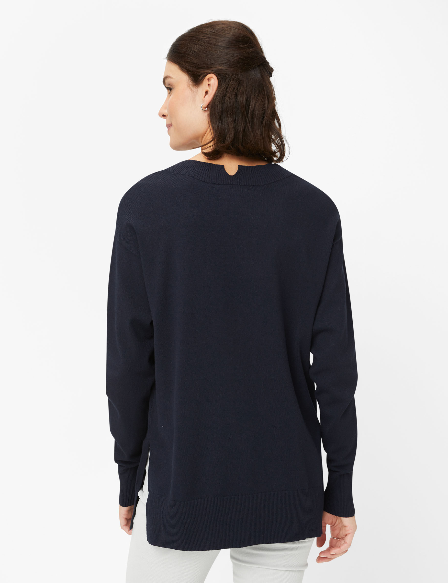 Women Style LEA navy  Model back