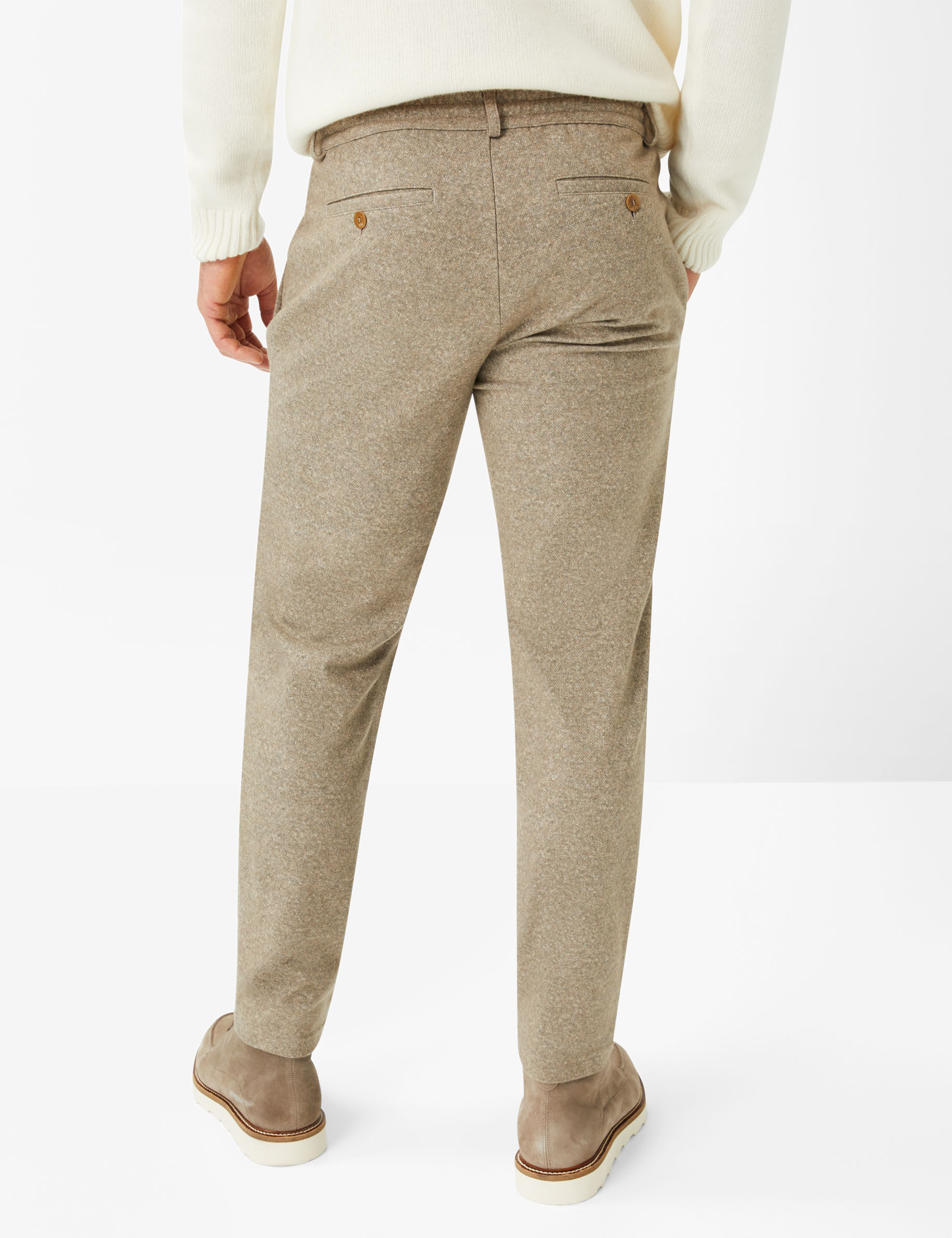 Men Style PHIL BEIGE Modern Fit Model back