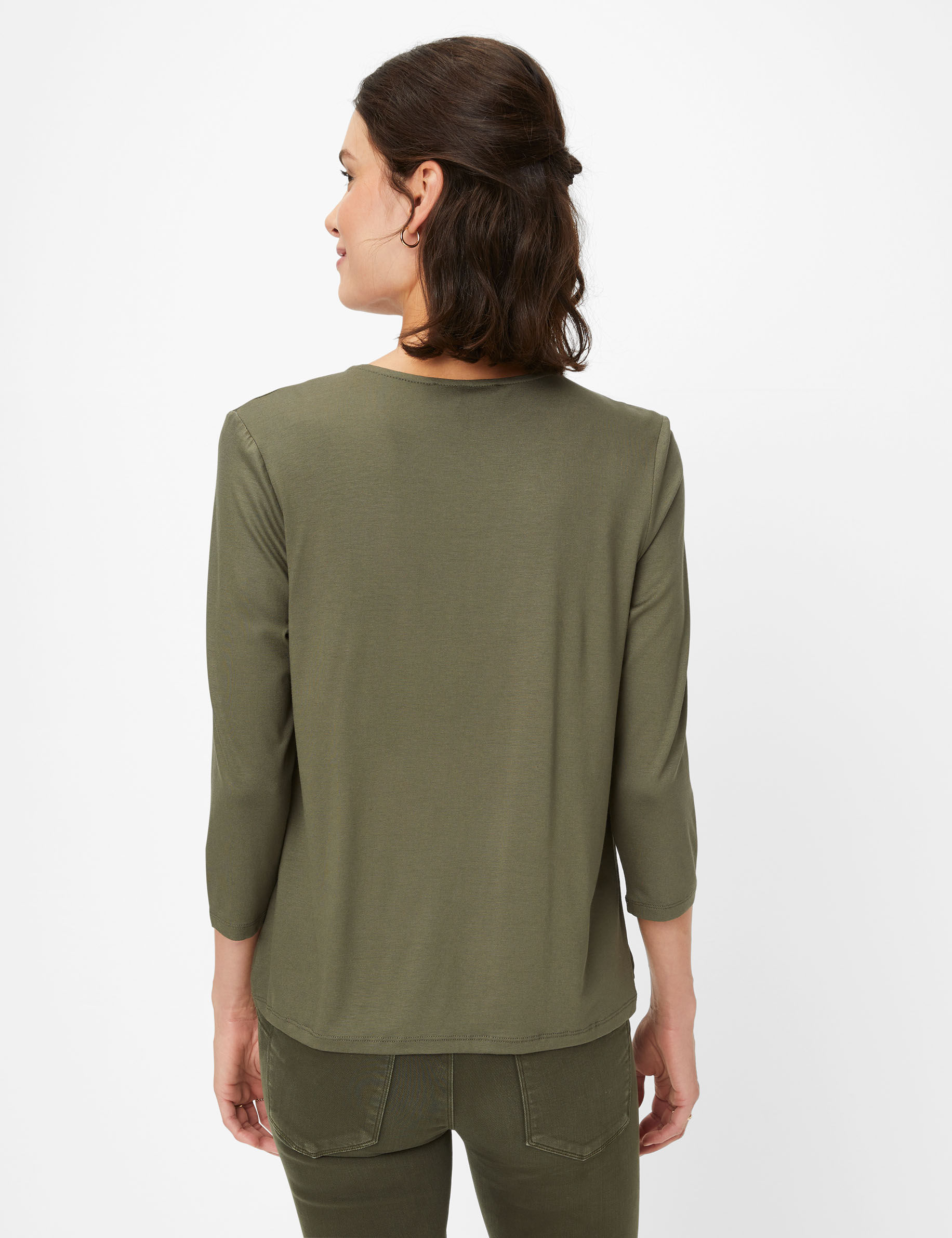 Women Style CLARA soft khaki  Model back