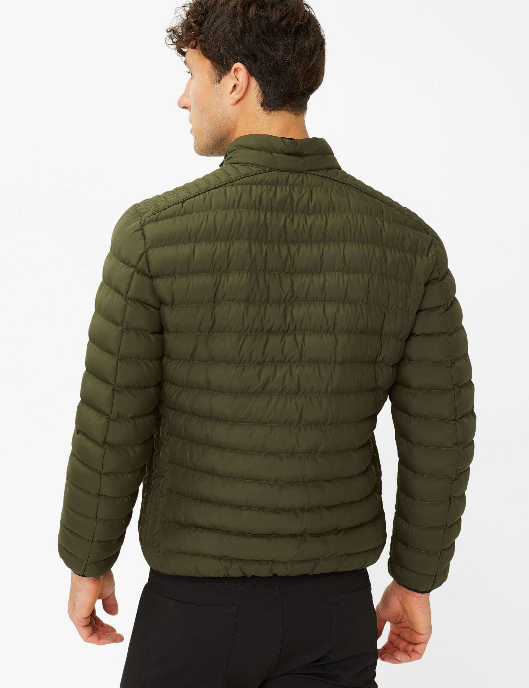 Men Style CRAIG dark olive  Model back