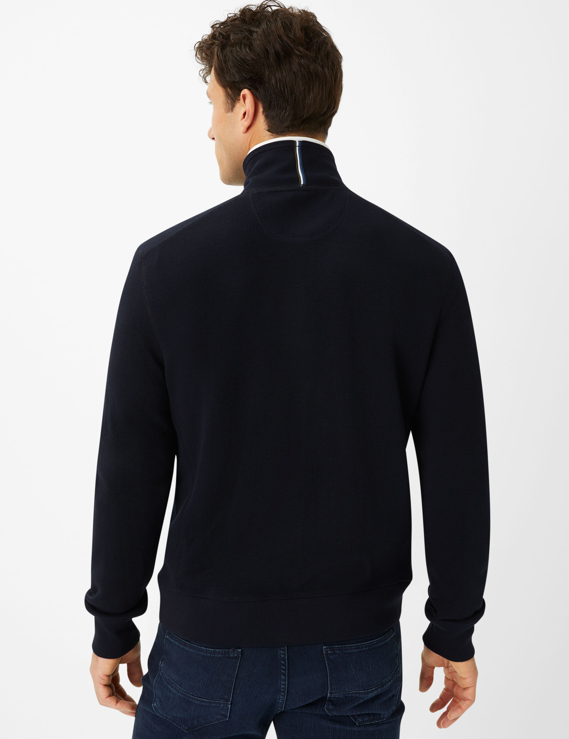 Men Style SHELDON dark navy  Model back