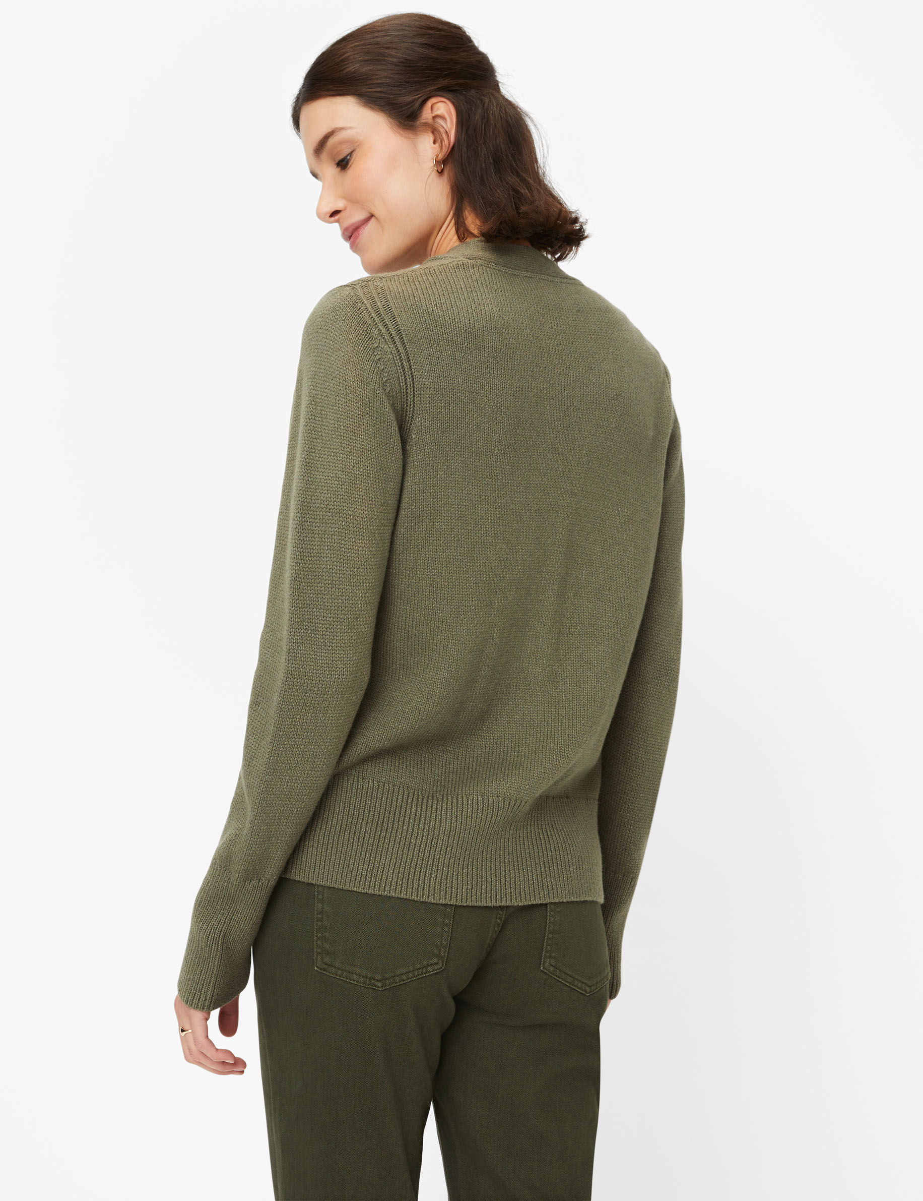 Women Style ALICIA soft khaki  Model back