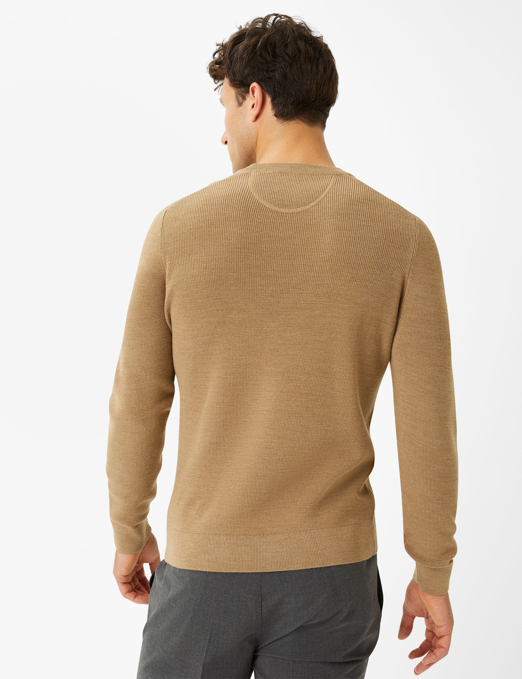 Men Style ROY camel  Model back