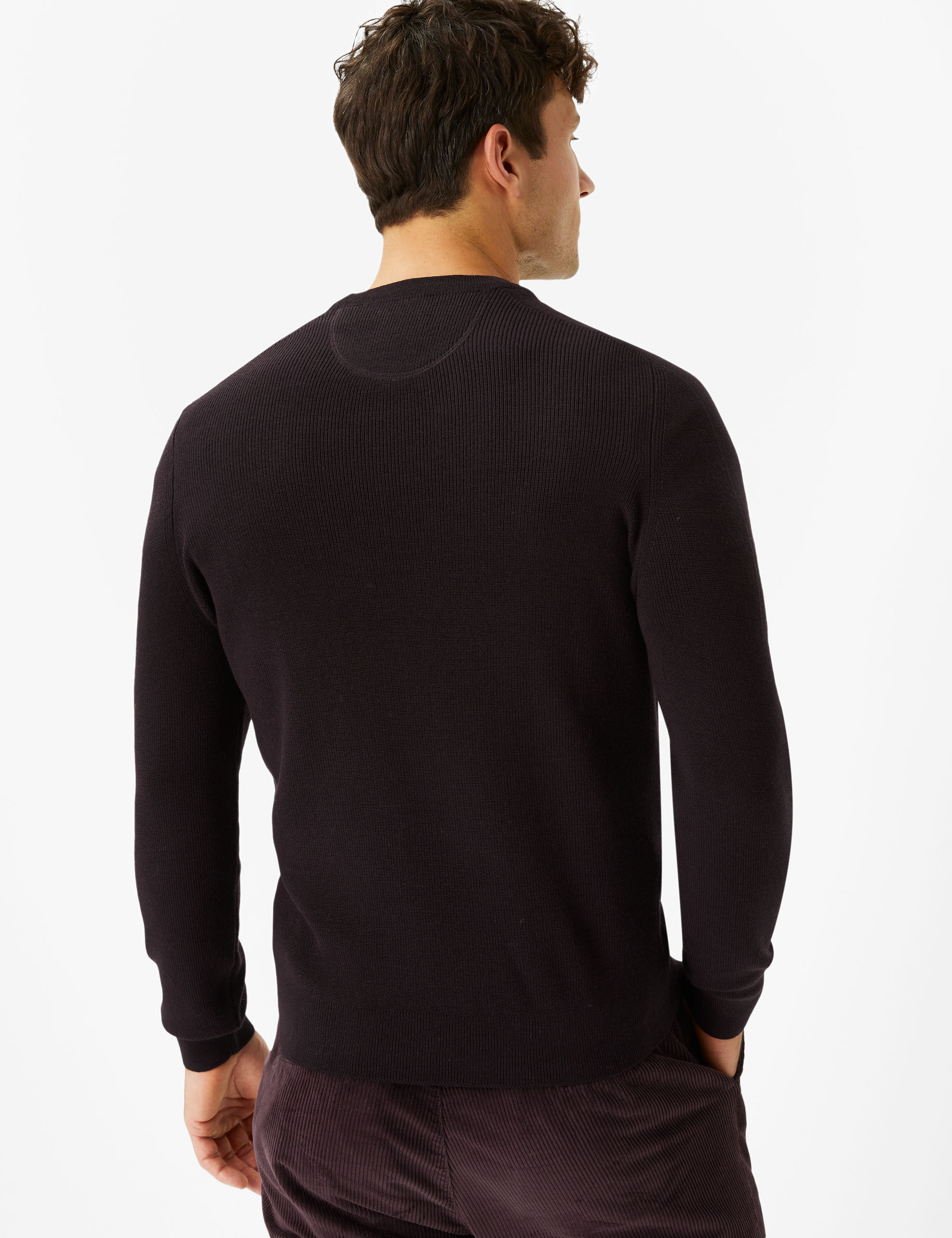 Men Style ROY grape  Model back