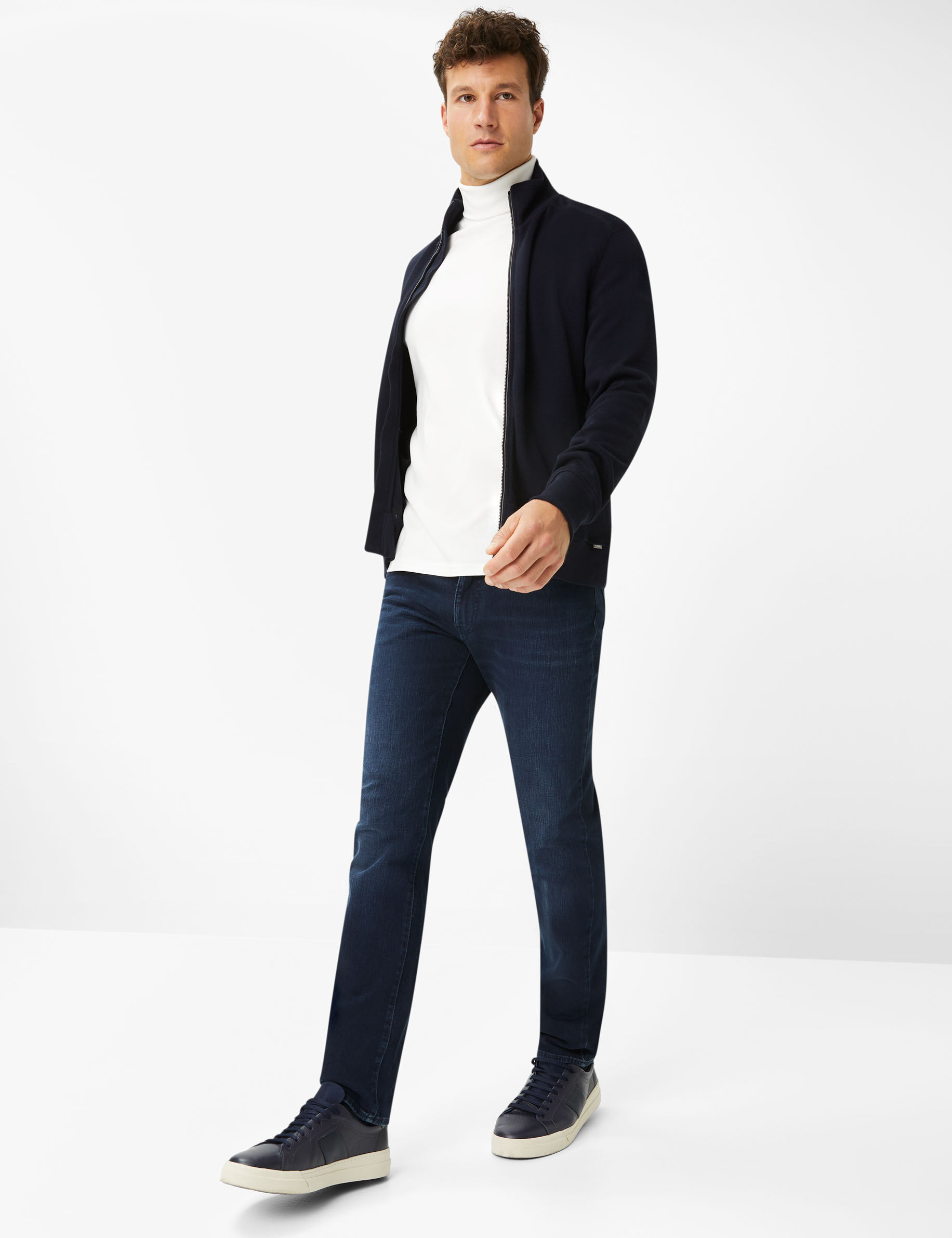 Men Style SHELDON dark navy  Model Outfit