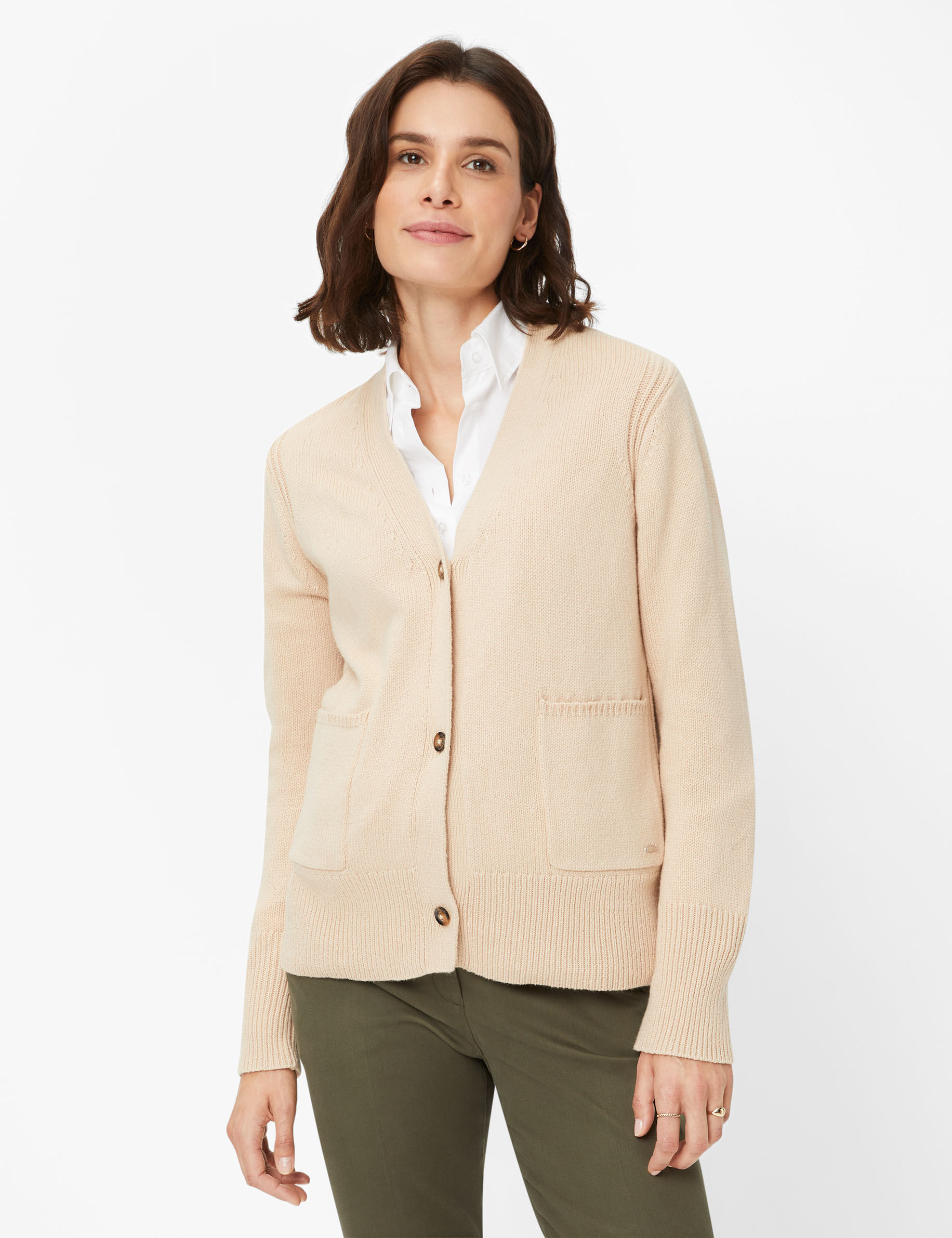 Women Style ALICIA soft beige  Model Front