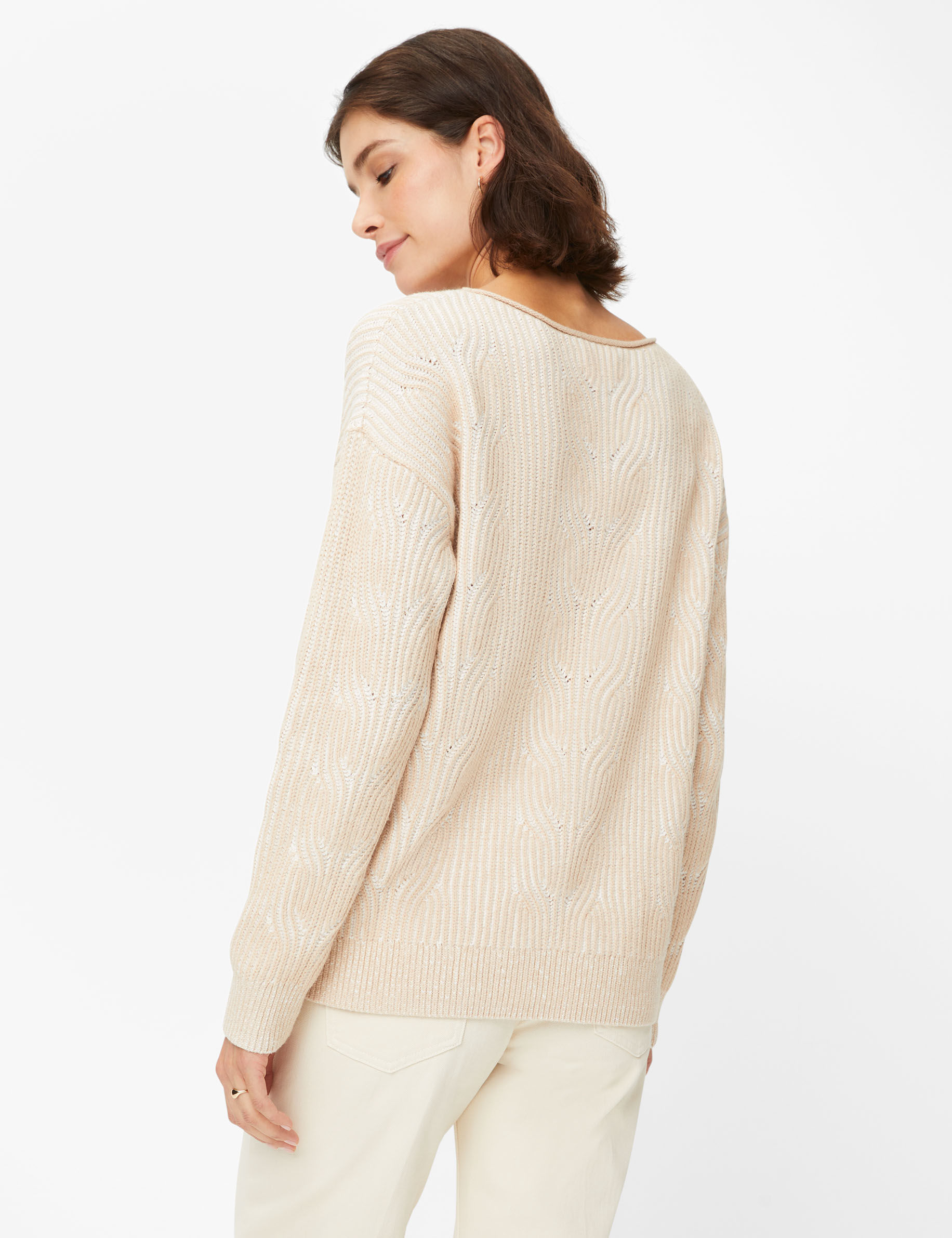 Women Style LESLEY soft beige  Model back