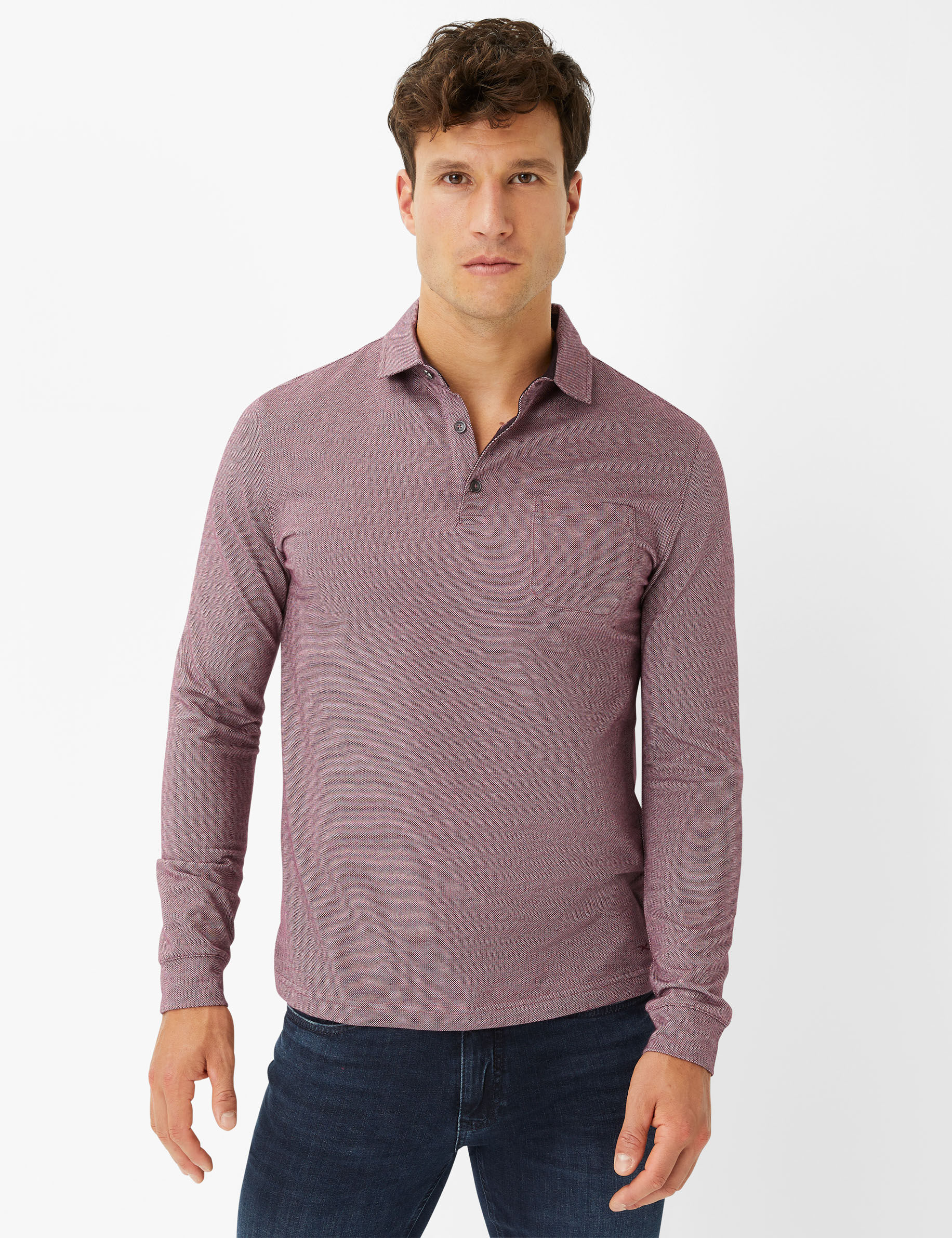 Men Style PHARELL grape  Model Front