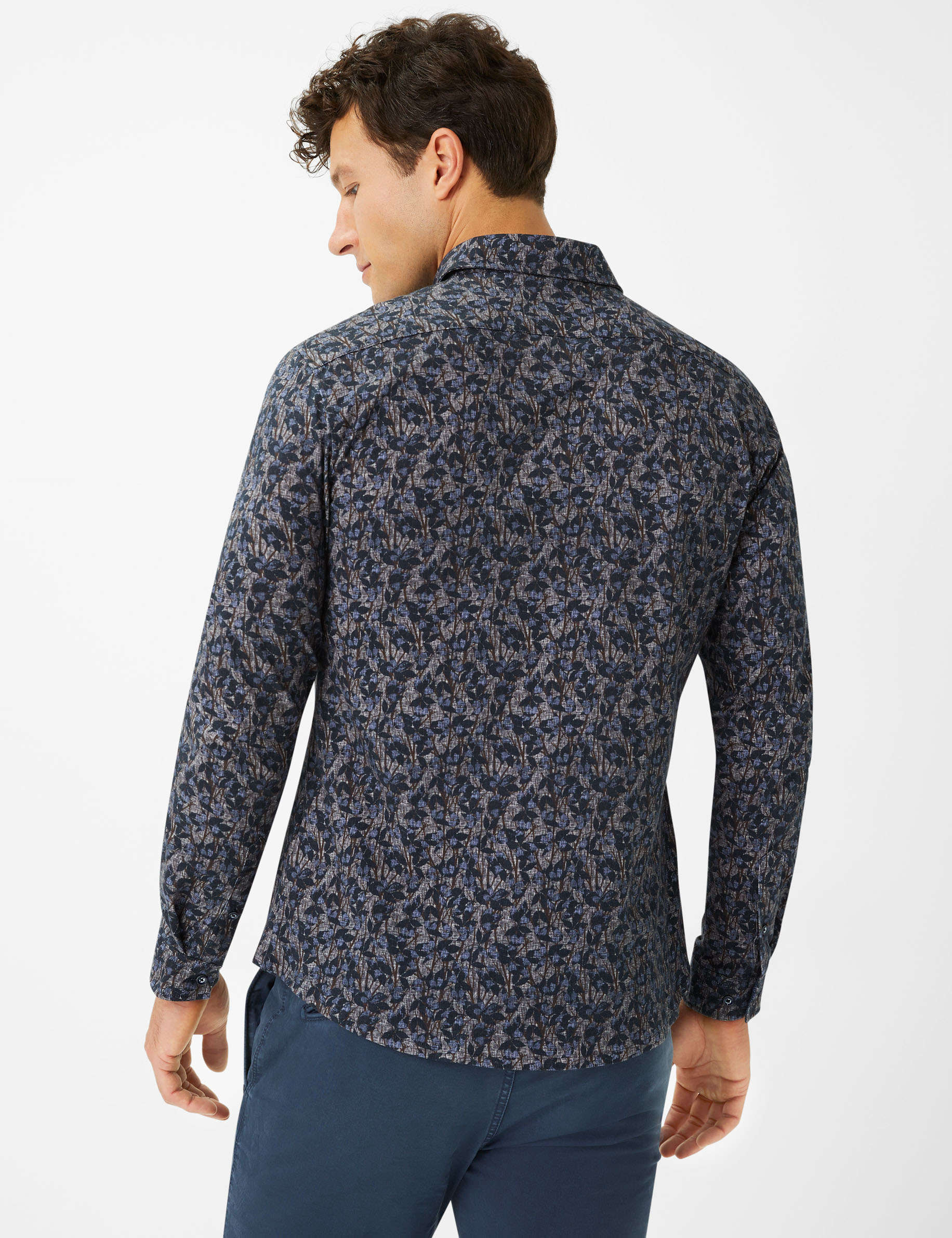 Men Style DANIEL dark navy  Model back