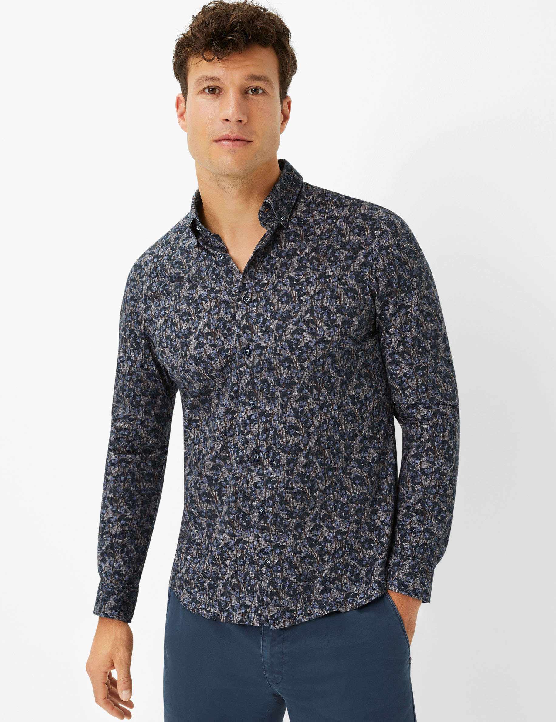 Men Style DANIEL dark navy  Model Front