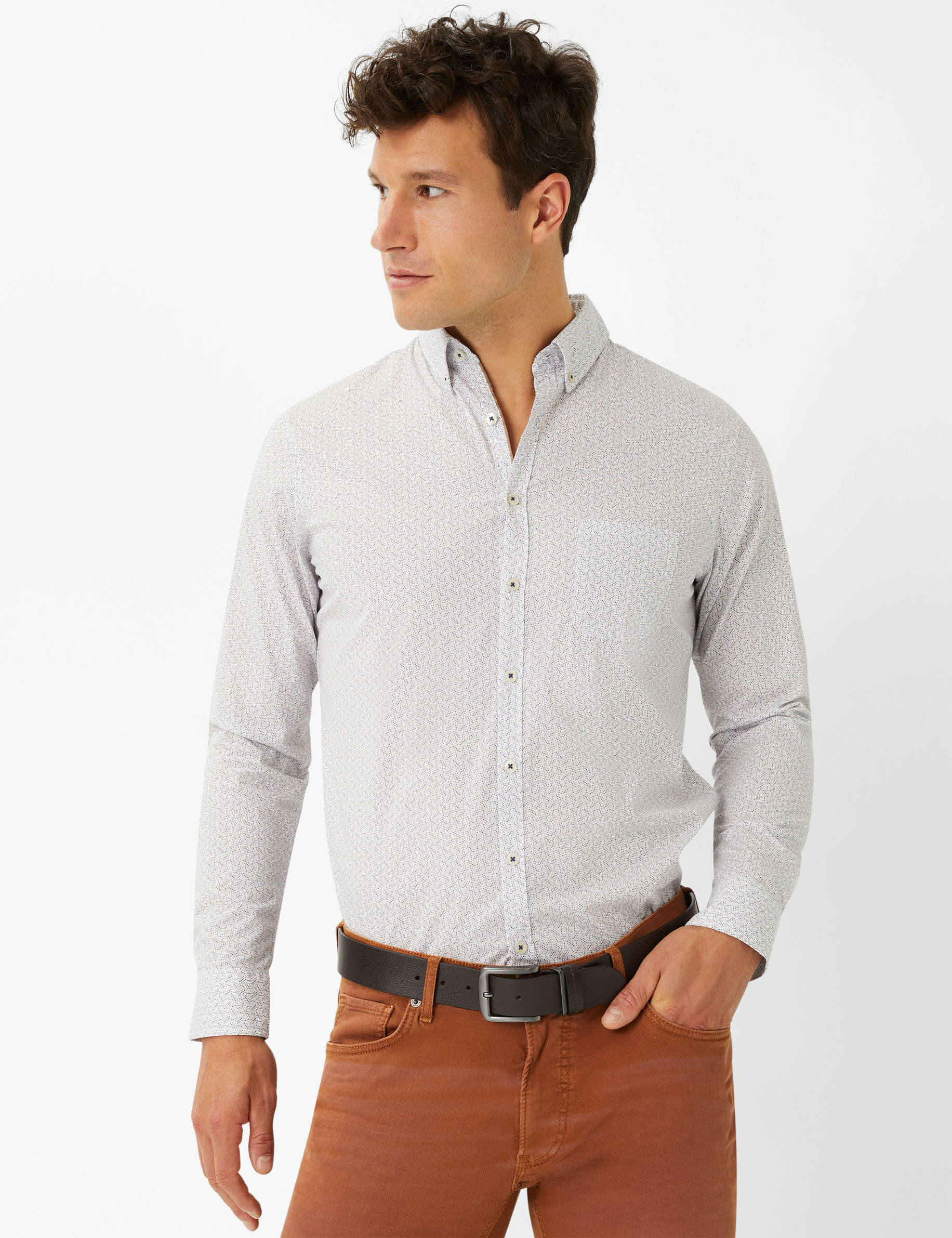 Men Style DANIEL camel  Model Front