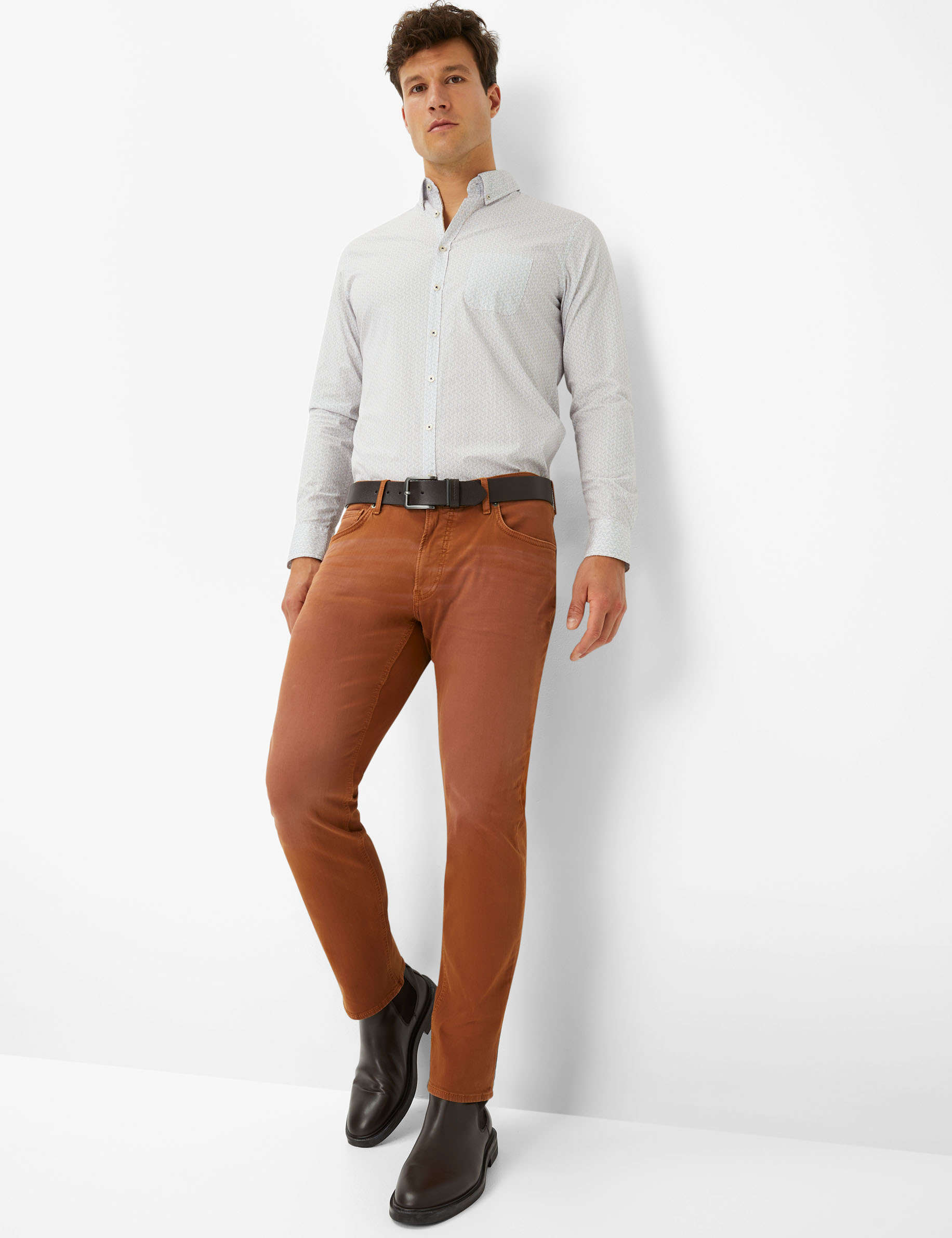 Men Style DANIEL camel  Model Outfit