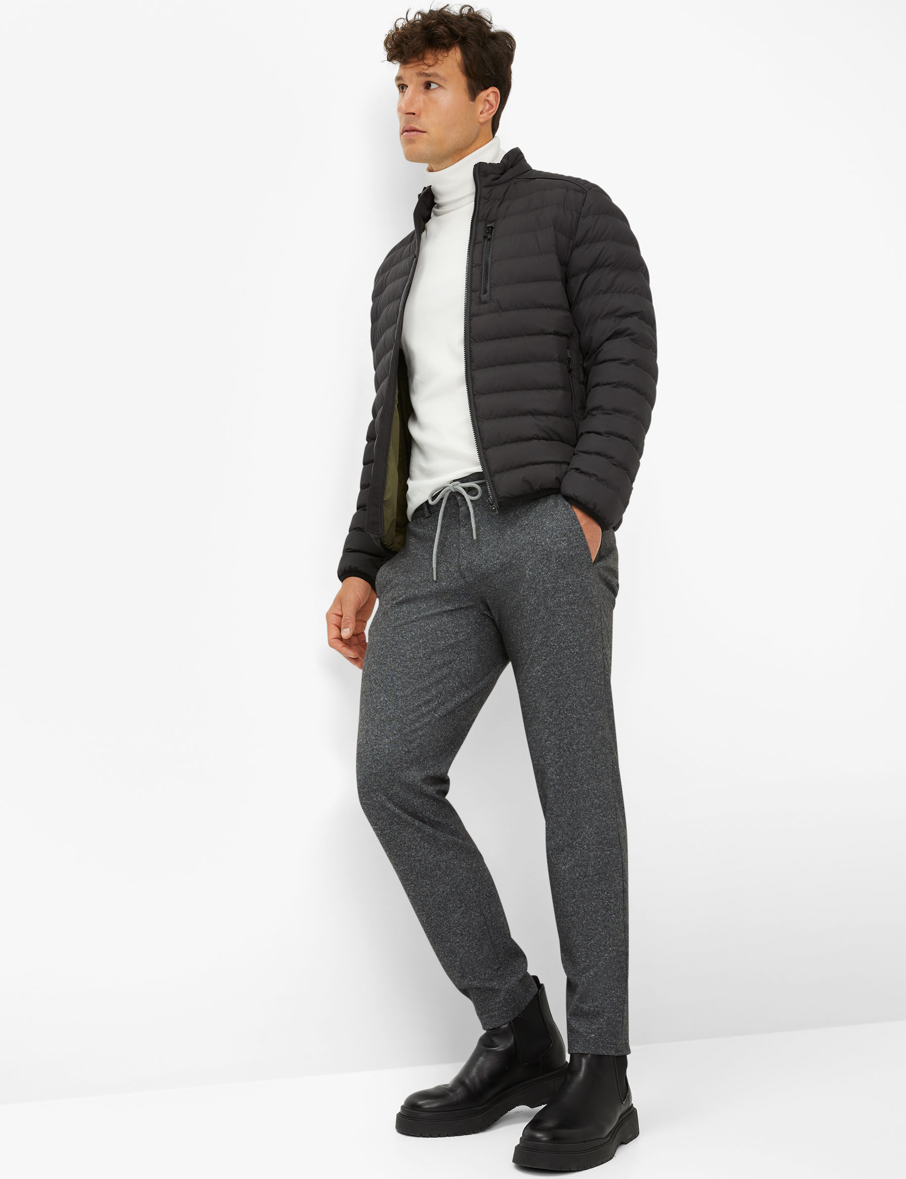 Men Style CRAIG mid grey  Model Outfit