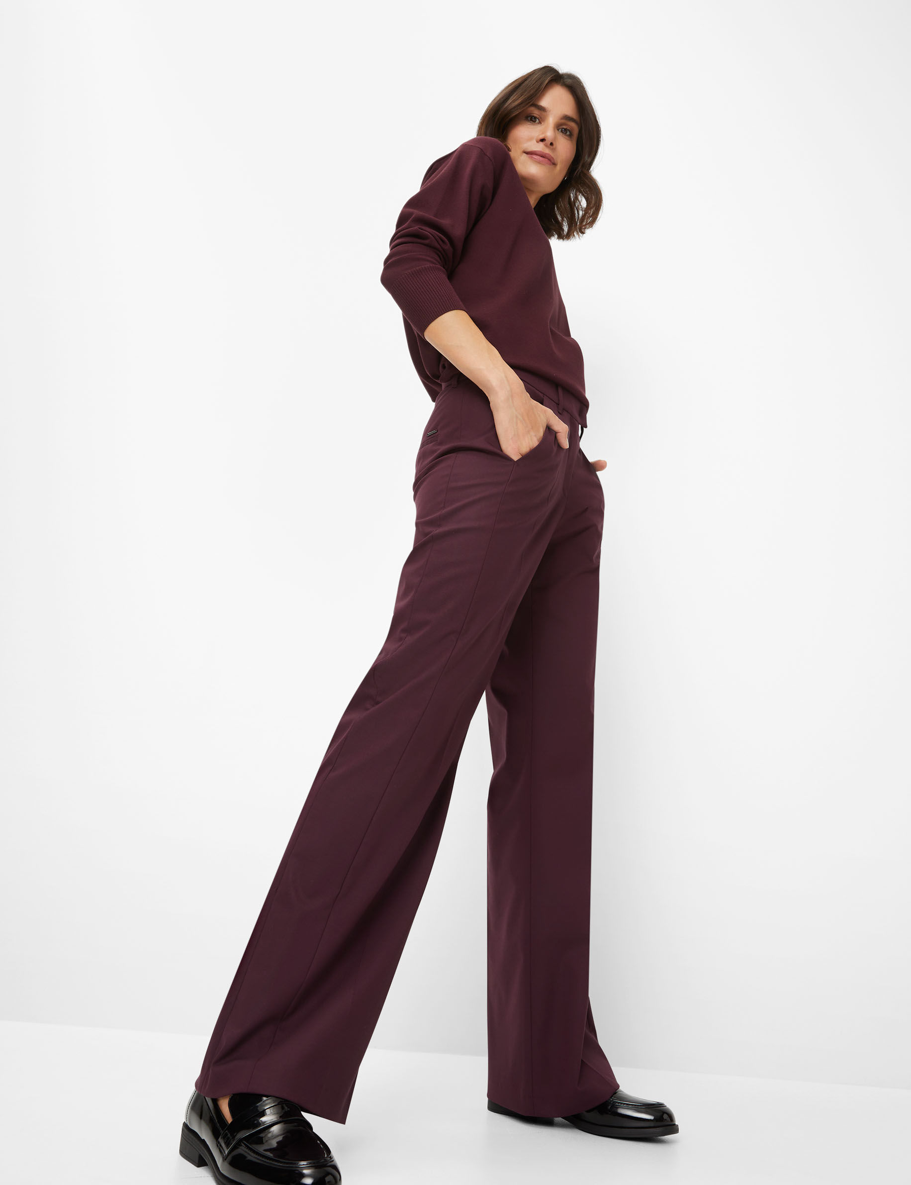 Women Style MAINE BERRY Wide Leg Detail 1