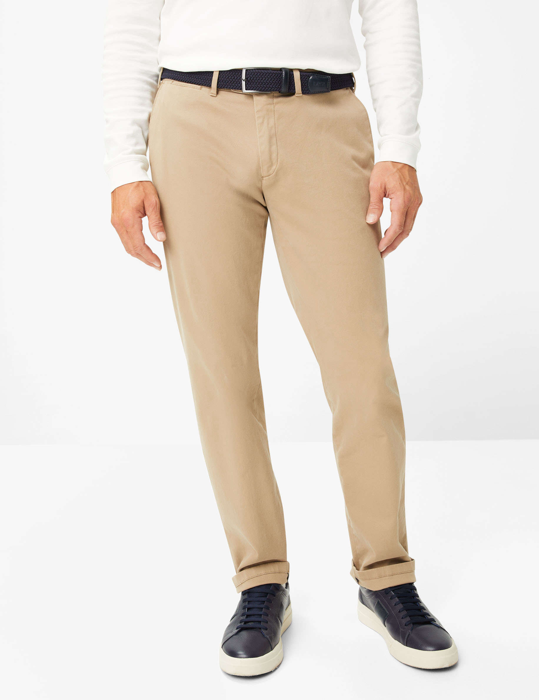 Men Style JOE BEIGE Regular Fit Model Front