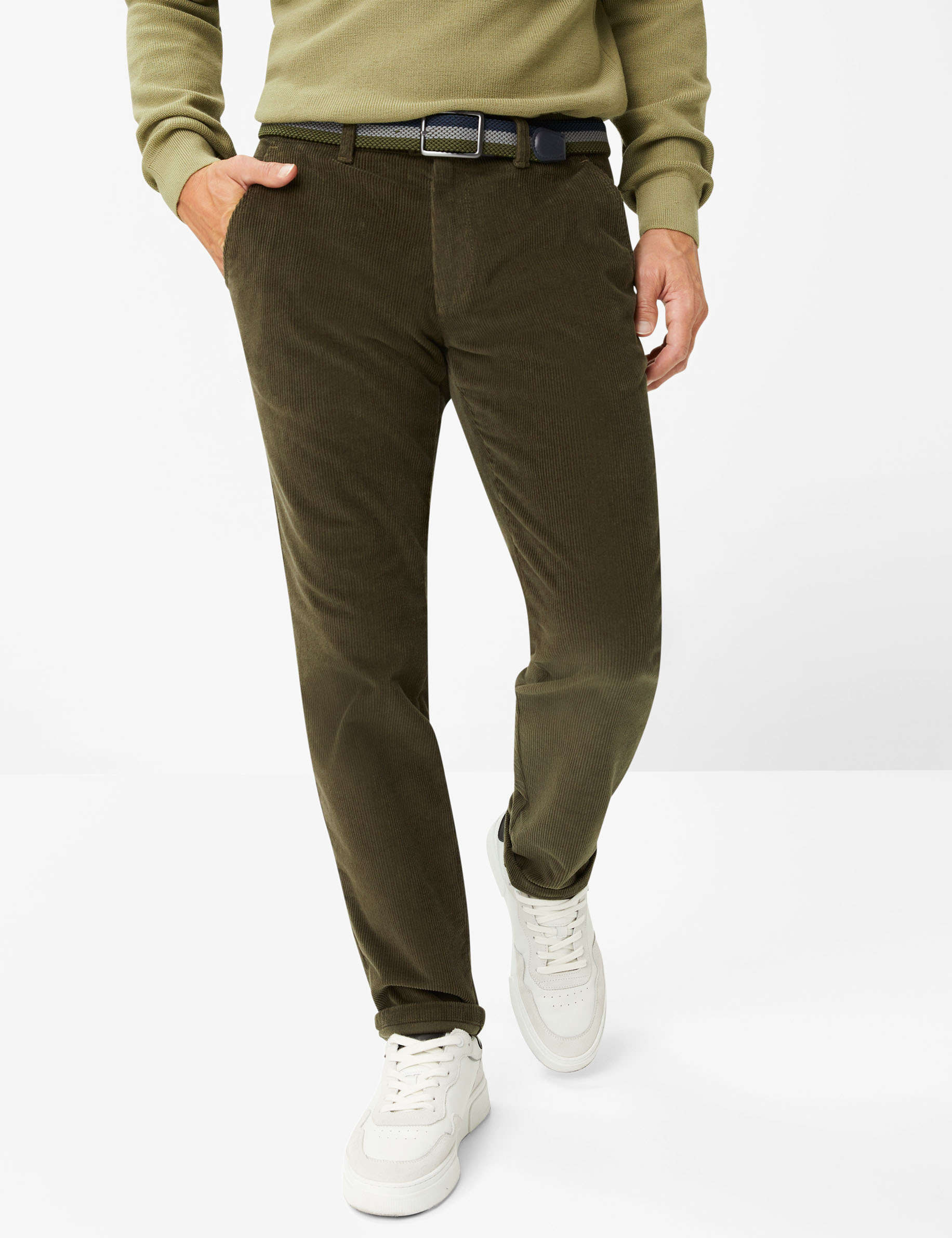 Men Style JIM KHAKI Regular Fit Model Front